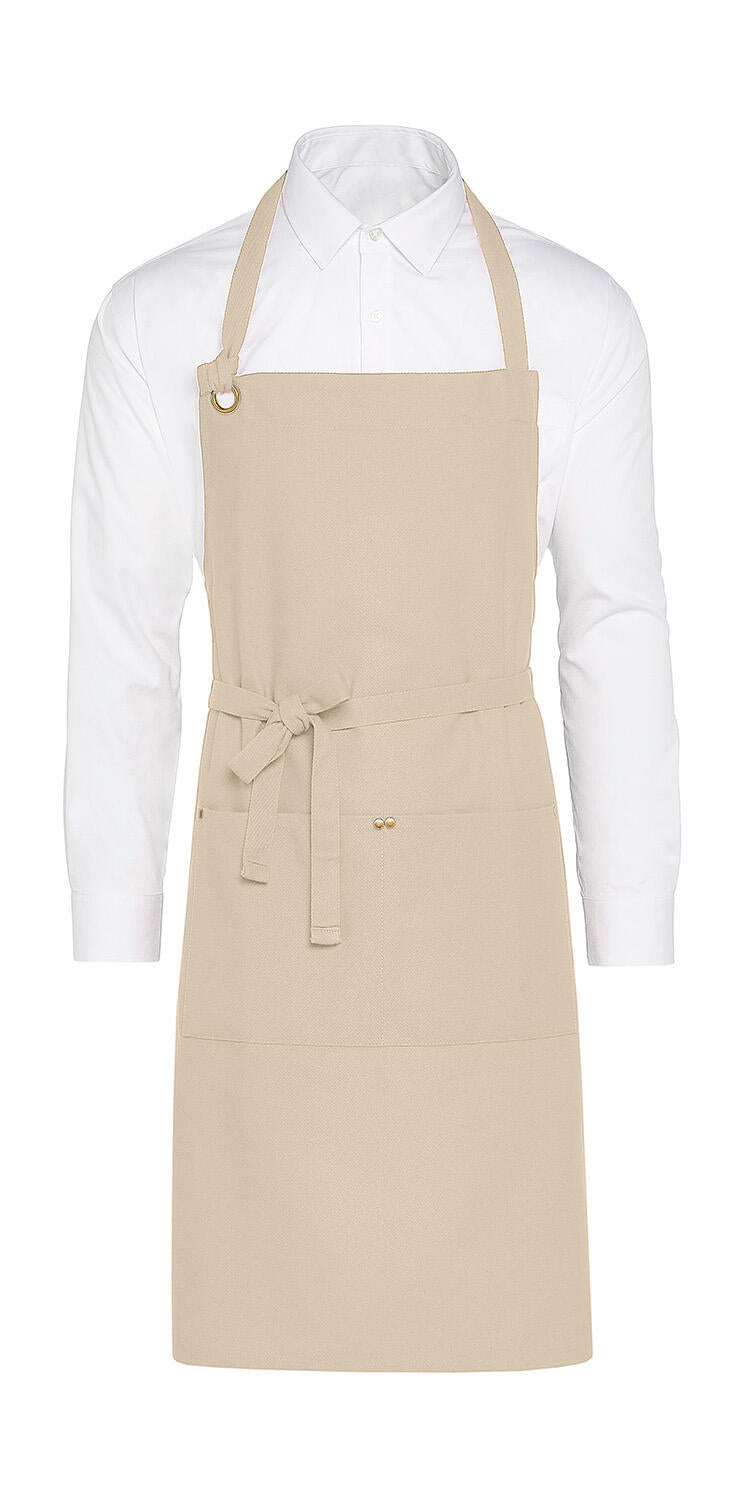 PROVENCE - Eyelet Bib Apron with Pocket - ShirtStore