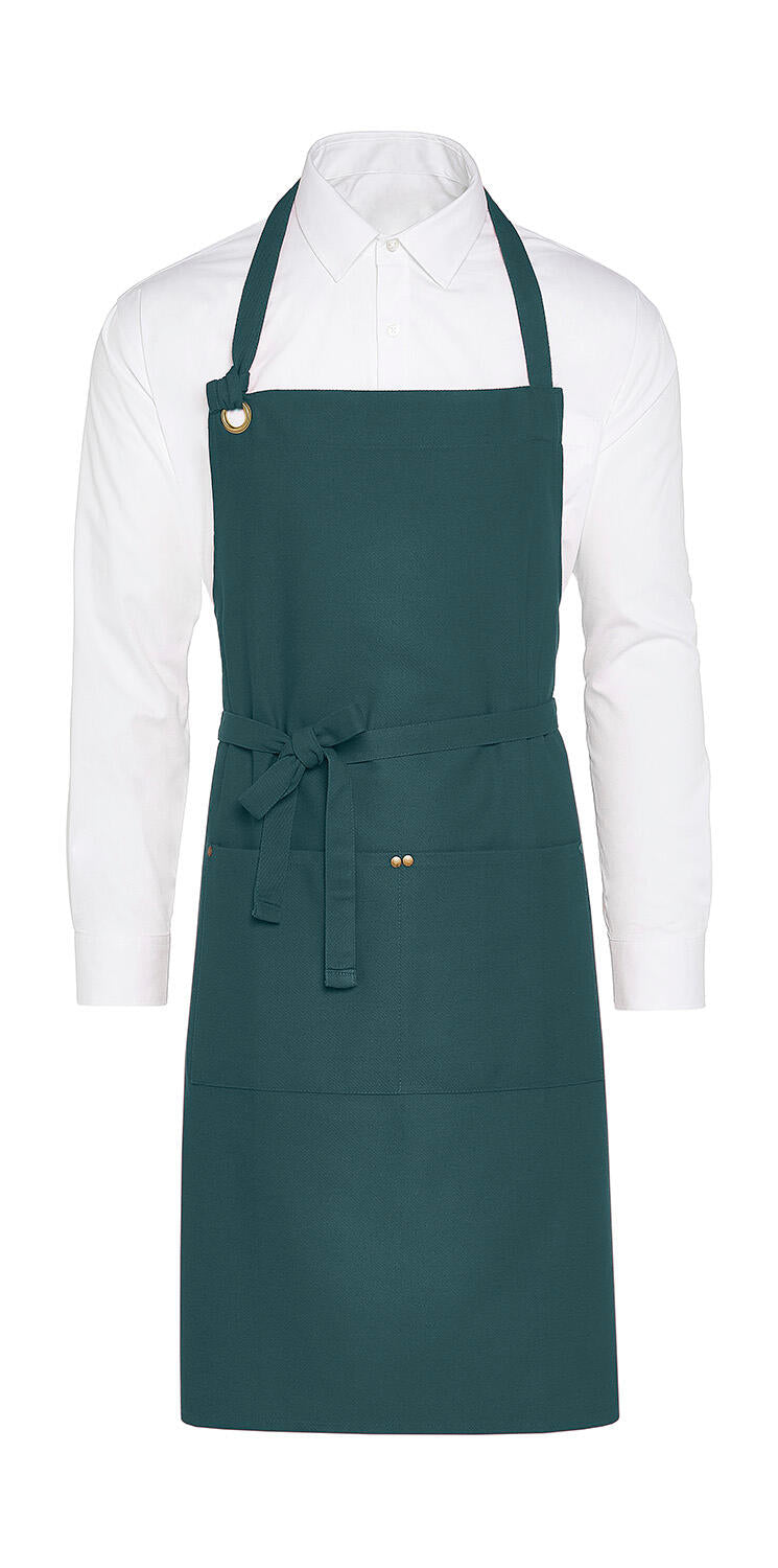 PROVENCE - Eyelet Bib Apron with Pocket - ShirtStore