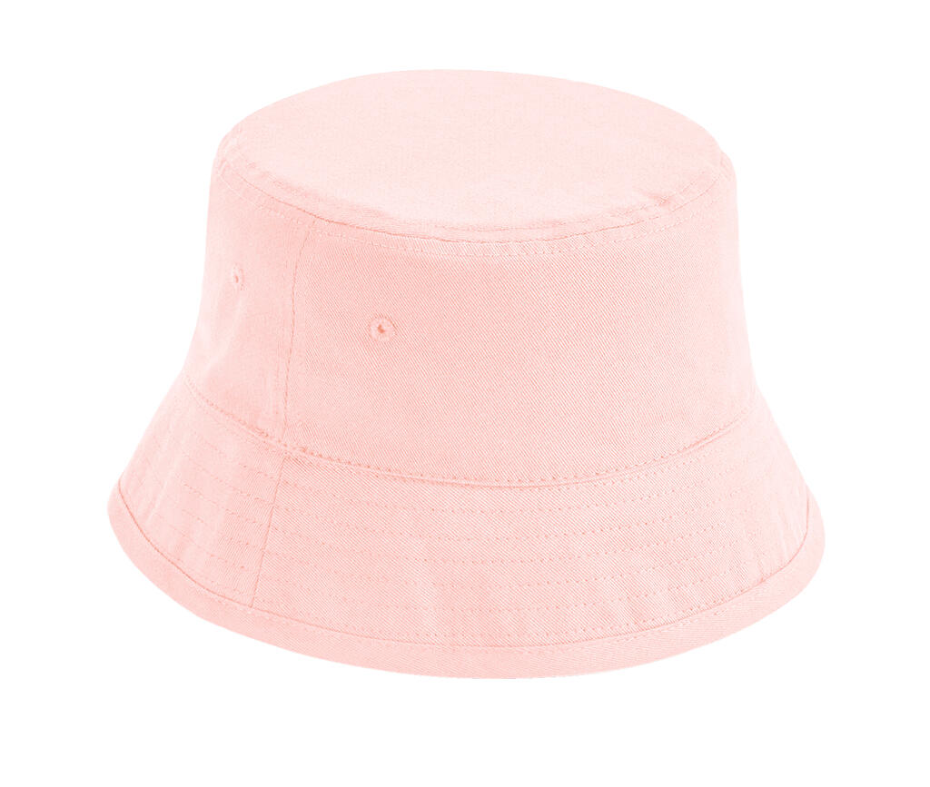 Junior Organic Cotton Bucket Hat in Farbe Powder Pink