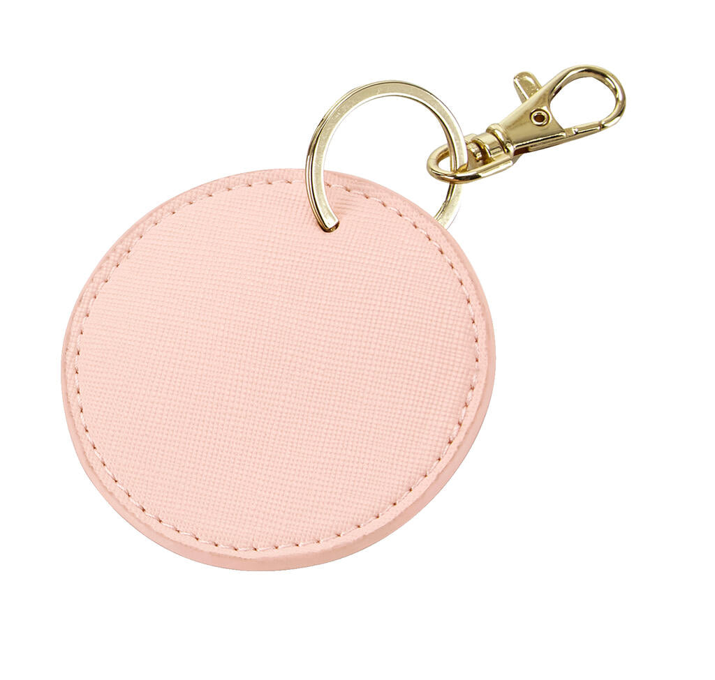 Boutique Circular Key Clip in Farbe Soft Pink