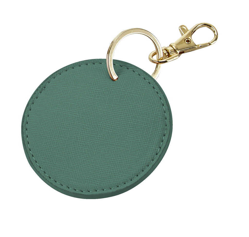 Boutique Circular Key Clip in Farbe Sage Green