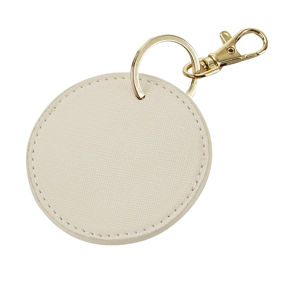 Boutique Circular Key Clip in Farbe Oyster