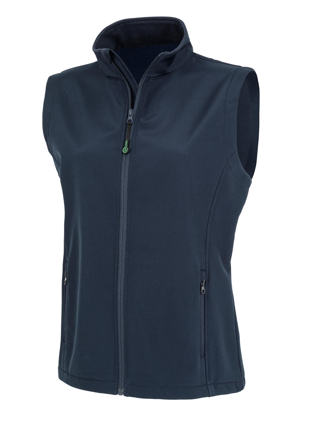 Women's Recycled 2-Layer Printable Softshell B/W in Farbe Navy