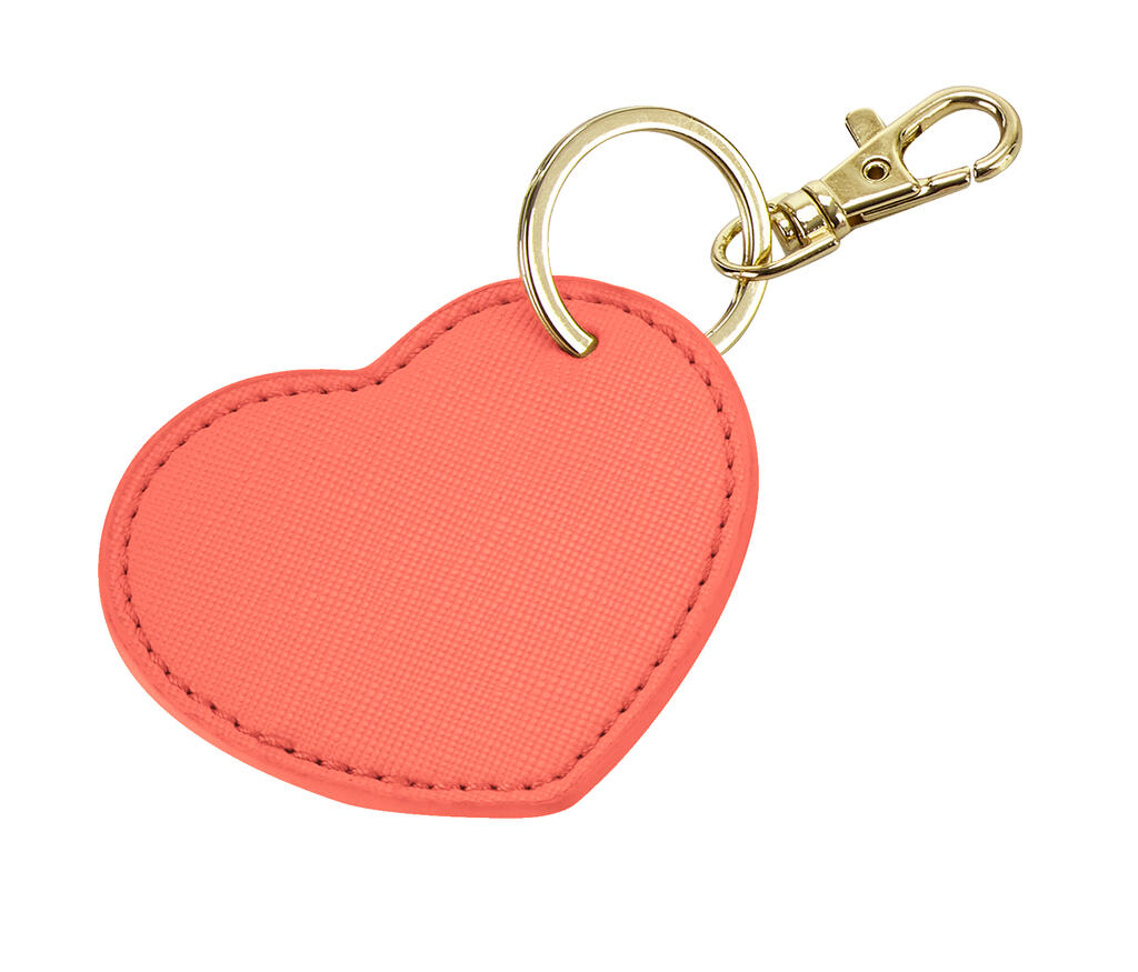 Boutique Heart Key Clip<P/> in Farbe Coral