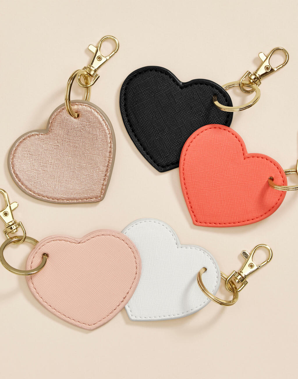 Boutique Heart Key Clip<P/> in Farbe Soft White