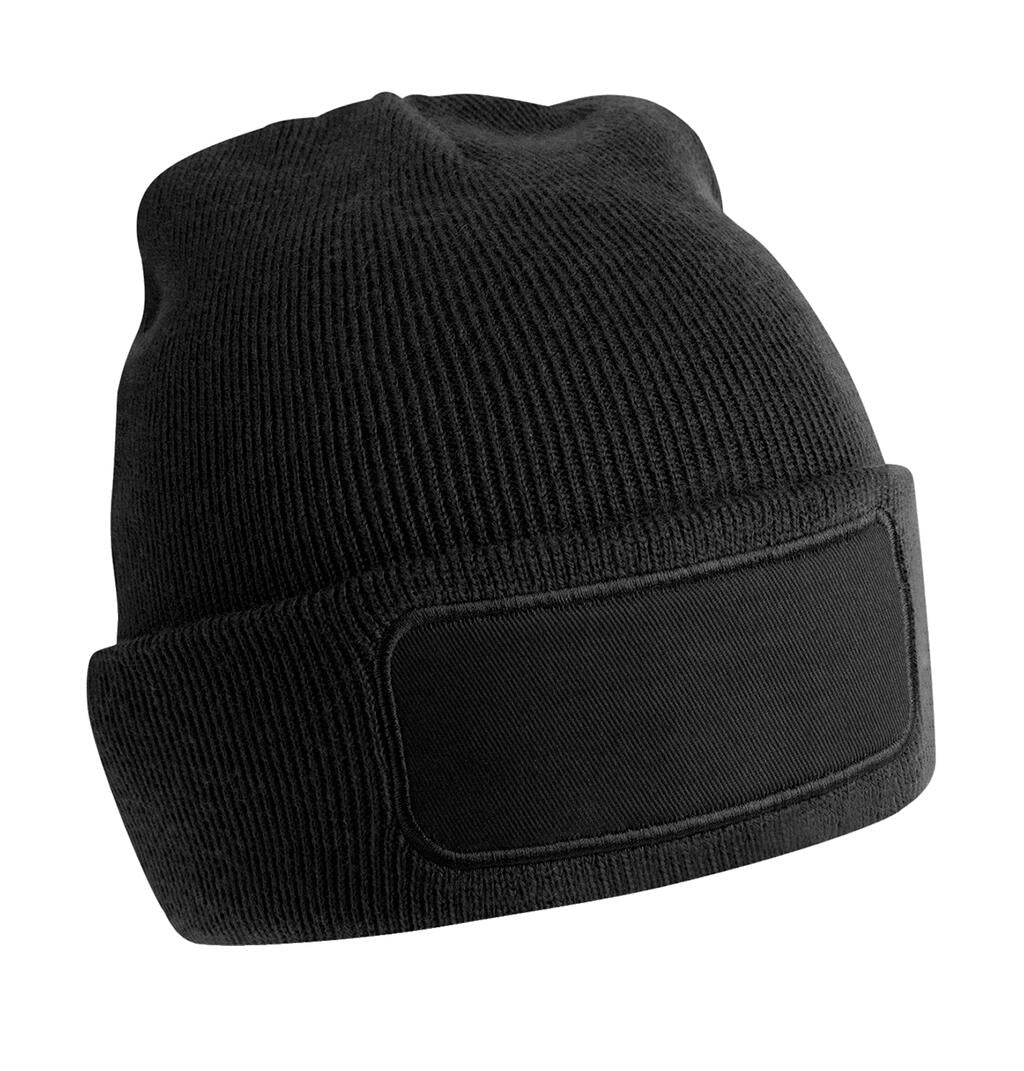 Recycled Original Patch Beanie in Farbe Black
