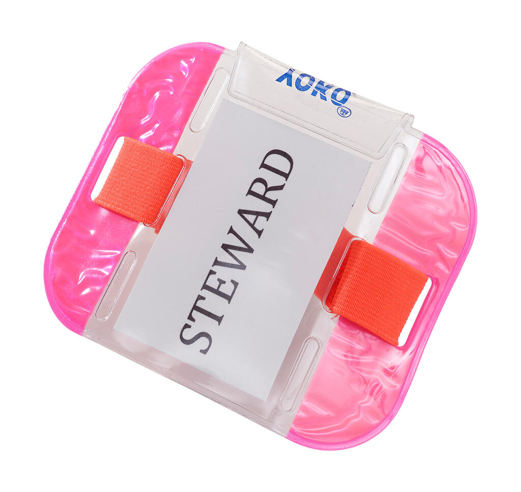 Fluo Arm Bands in Farbe Pink