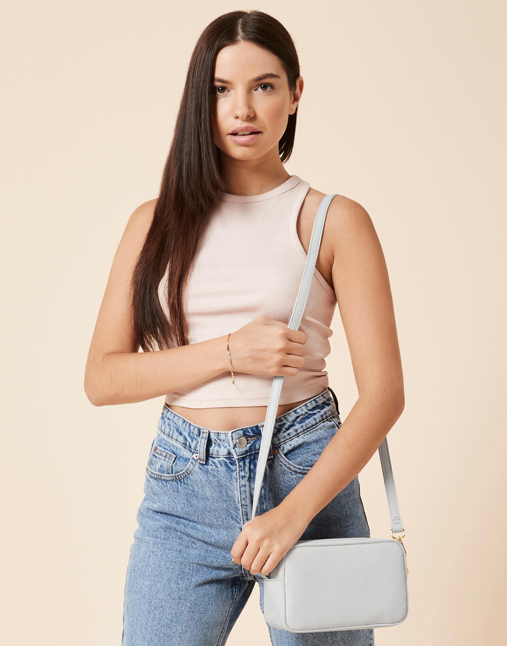 Boutique Cross Body Bag in Farbe Black