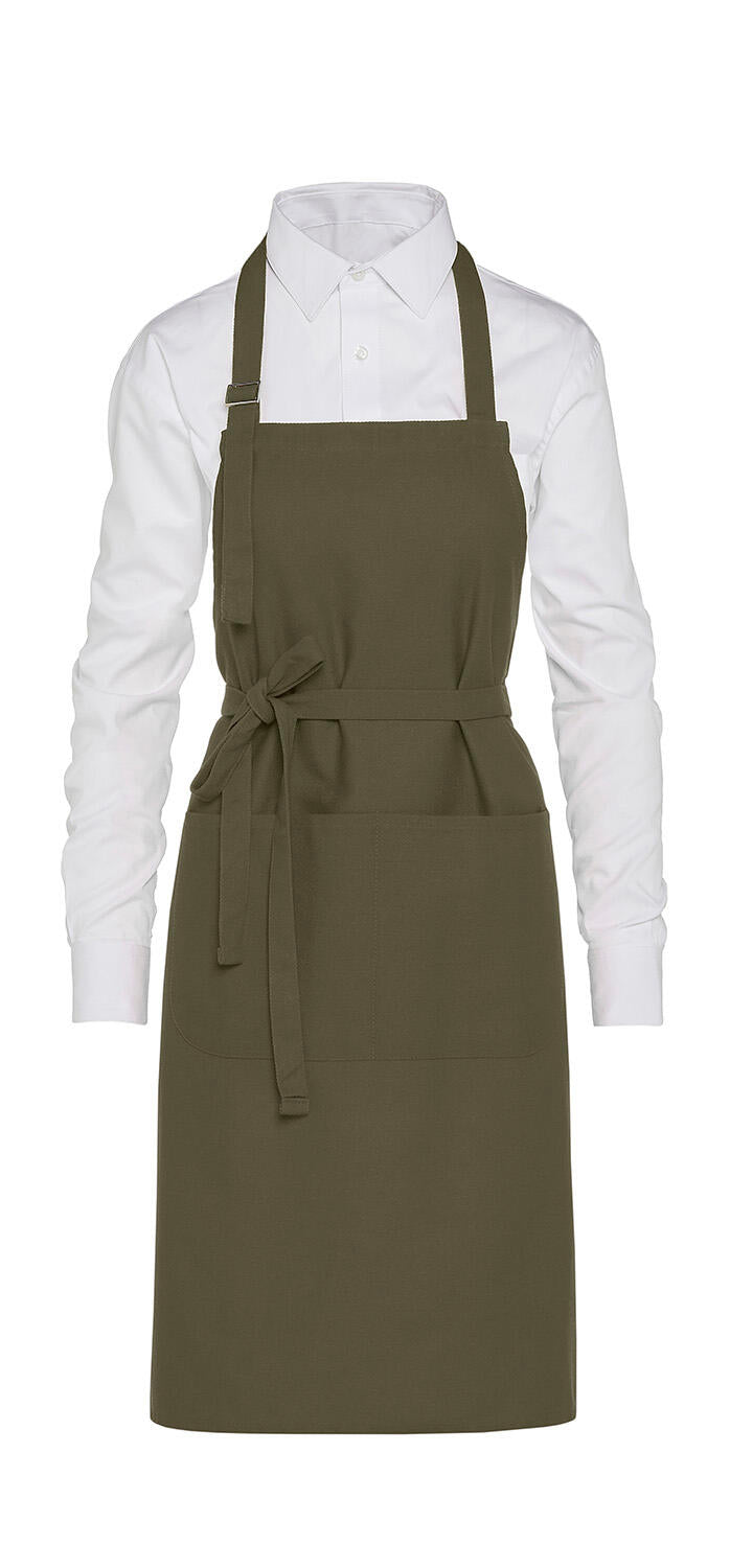 LISBON - Cotton Heavyweight Bib Apron with Pocket - ShirtStore