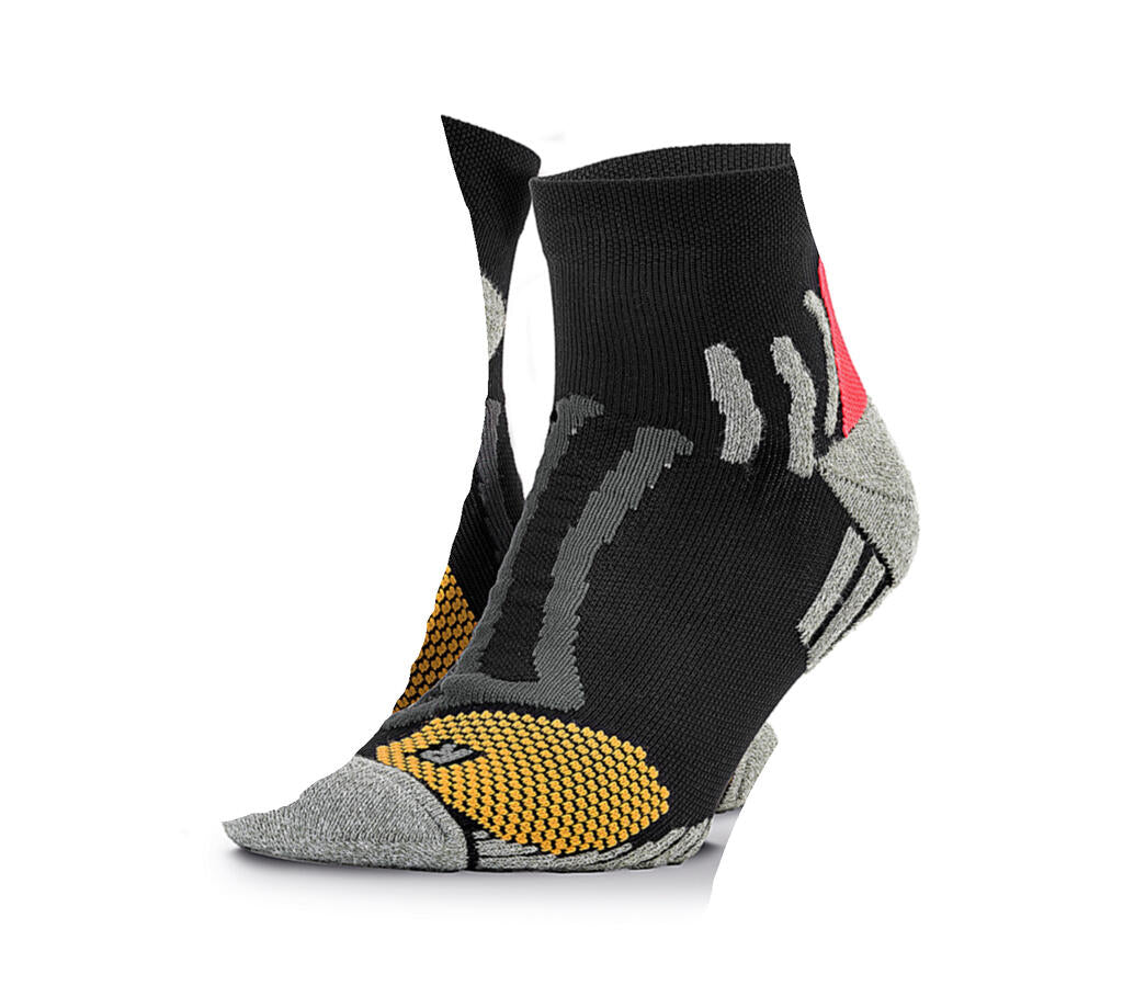 Technical Compression Sports Socks in Farbe Black