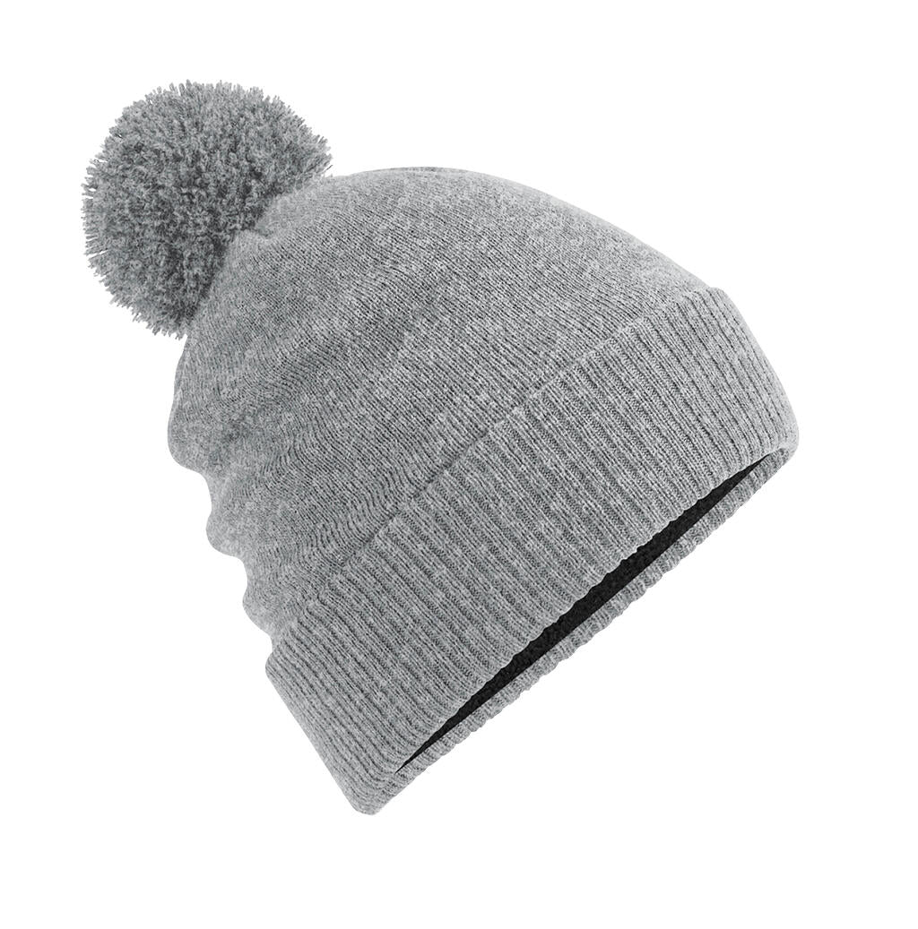 Water Repellent Thermal Snowstar® Beanie in Farbe Heather Grey
