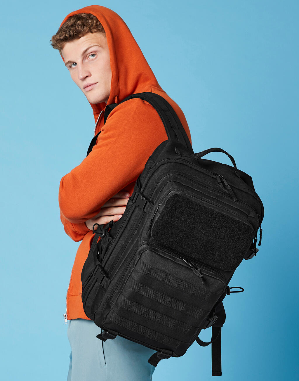 Molle Tactical 35L Backpack in Farbe Black