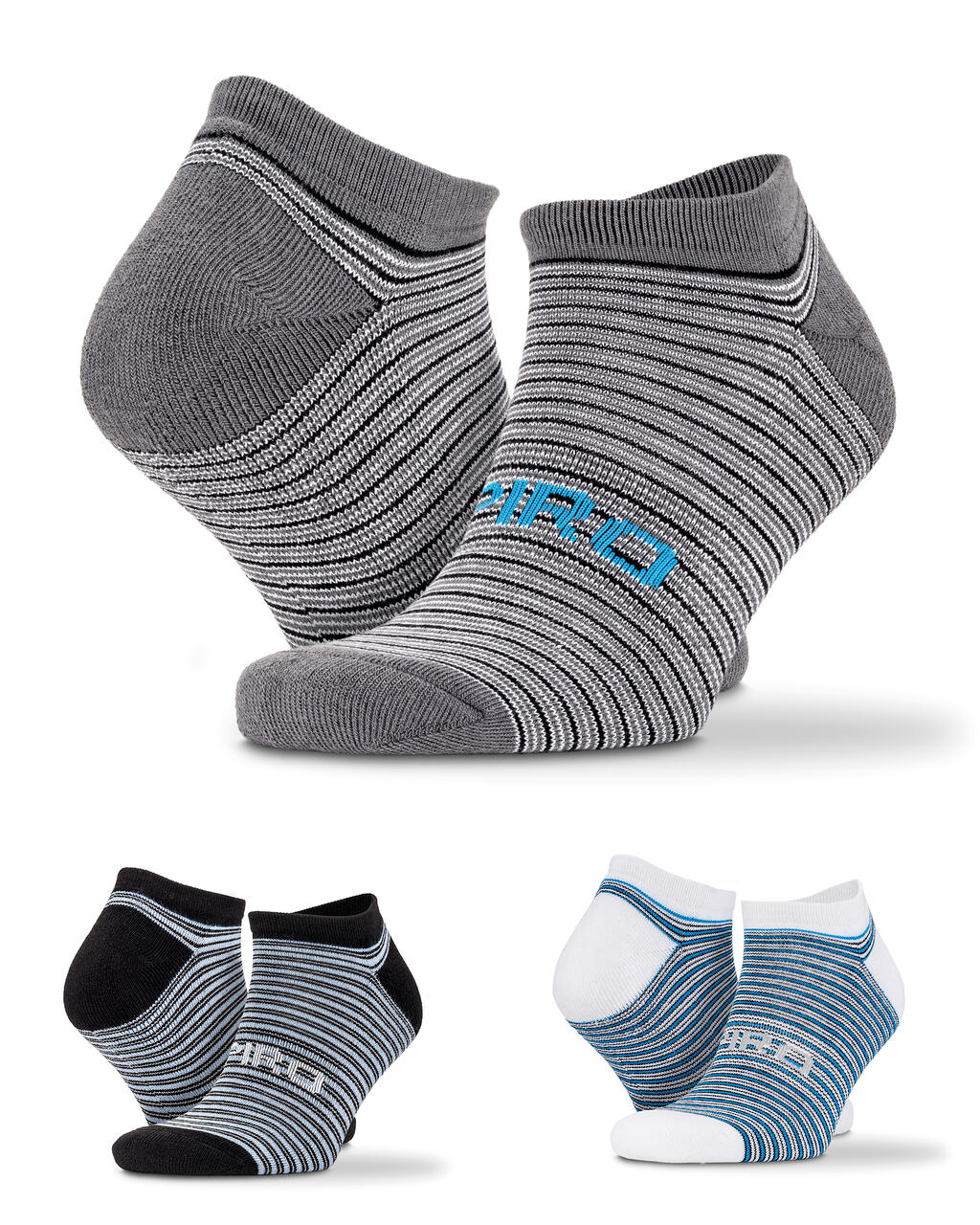 3-Pack Mixed Stripe Sneaker Socks in Farbe Color Mix 2