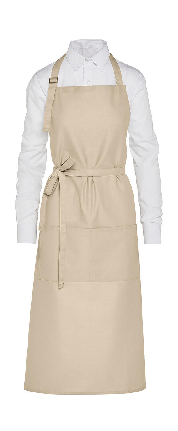 AMSTERDAM - Recycled Bib Apron with Pocket - ShirtStore