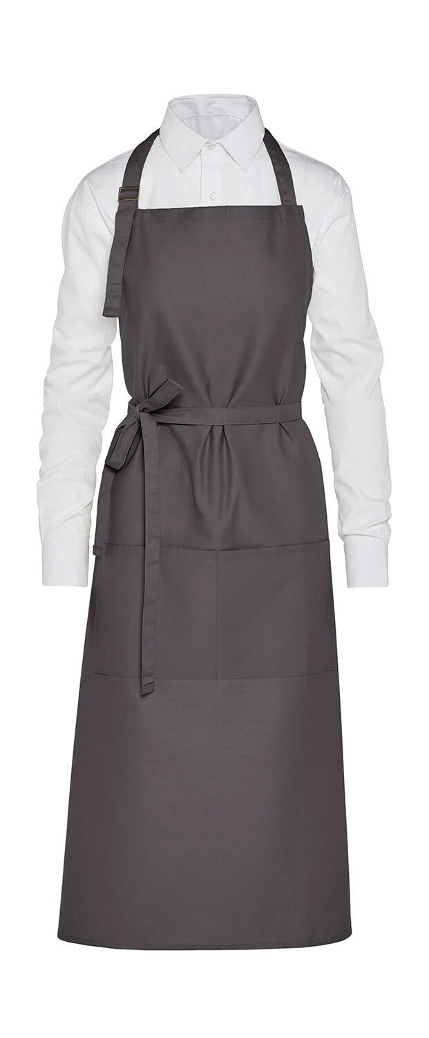 AMSTERDAM - Recycled Bib Apron with Pocket - ShirtStore