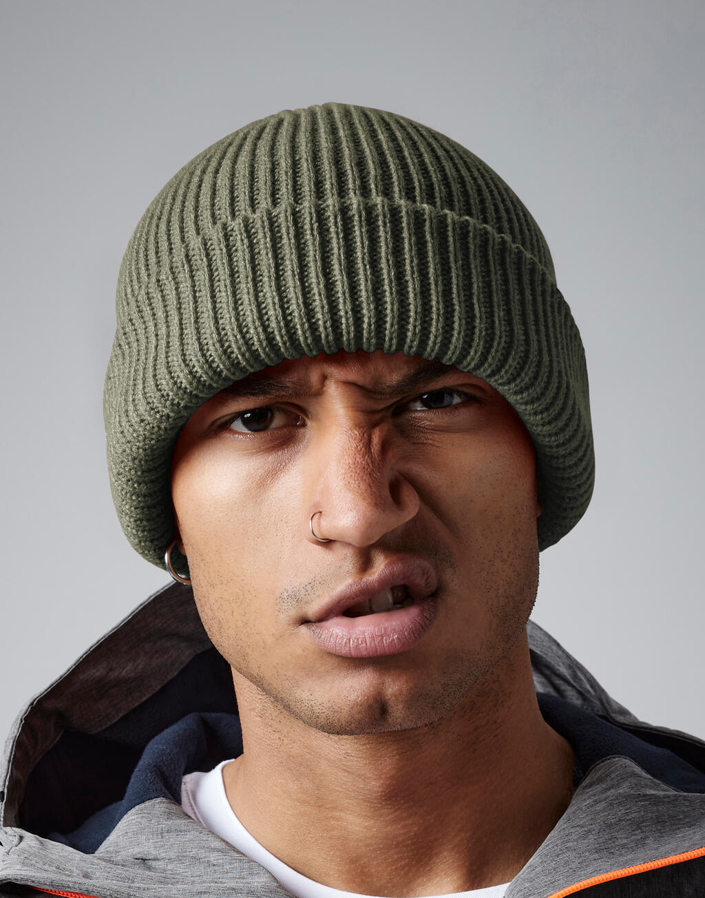 Wind Resistant Breathable Elements Beanie in Farbe Black