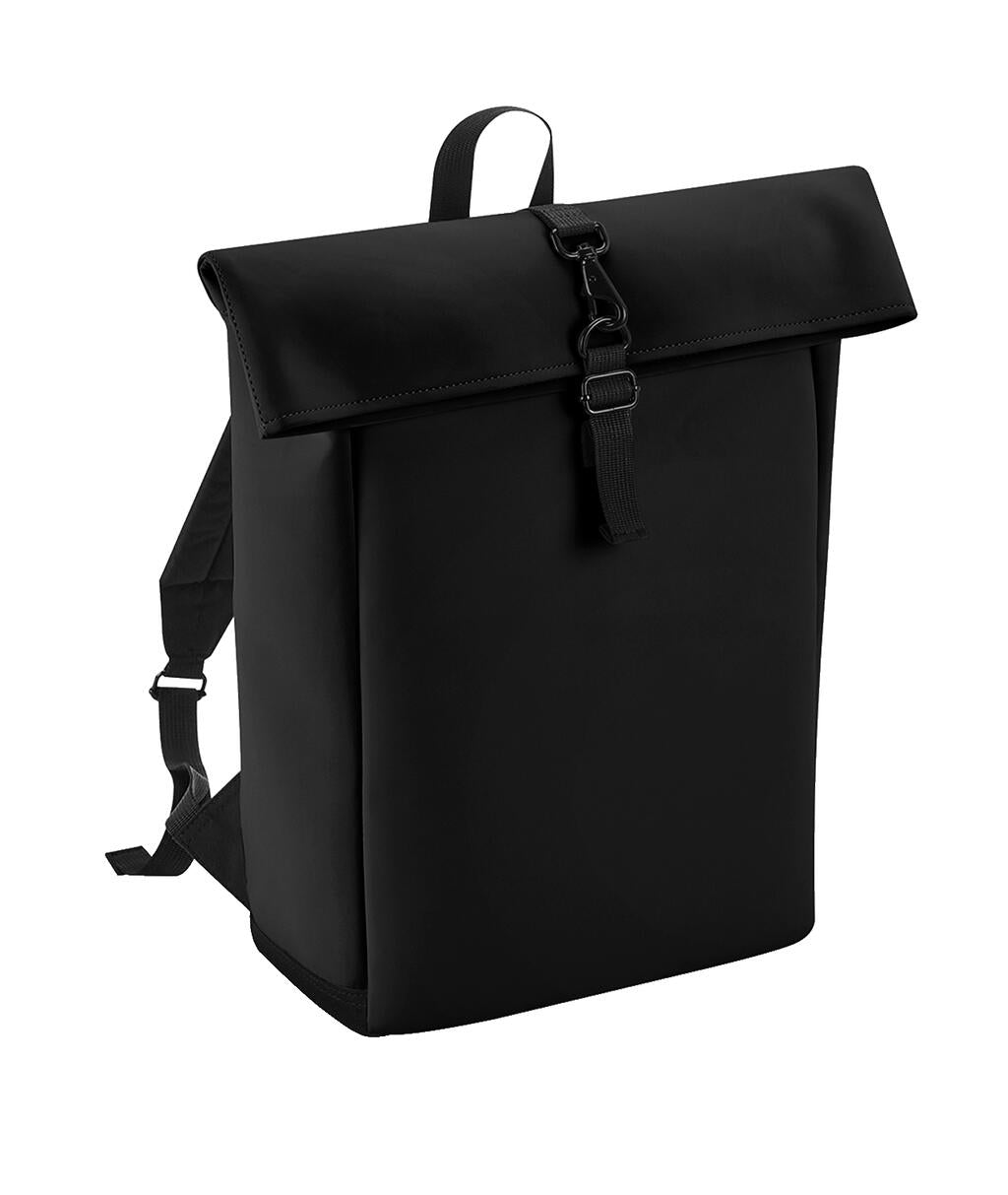 Matte PU Rolltop Backpack - ShirtStore