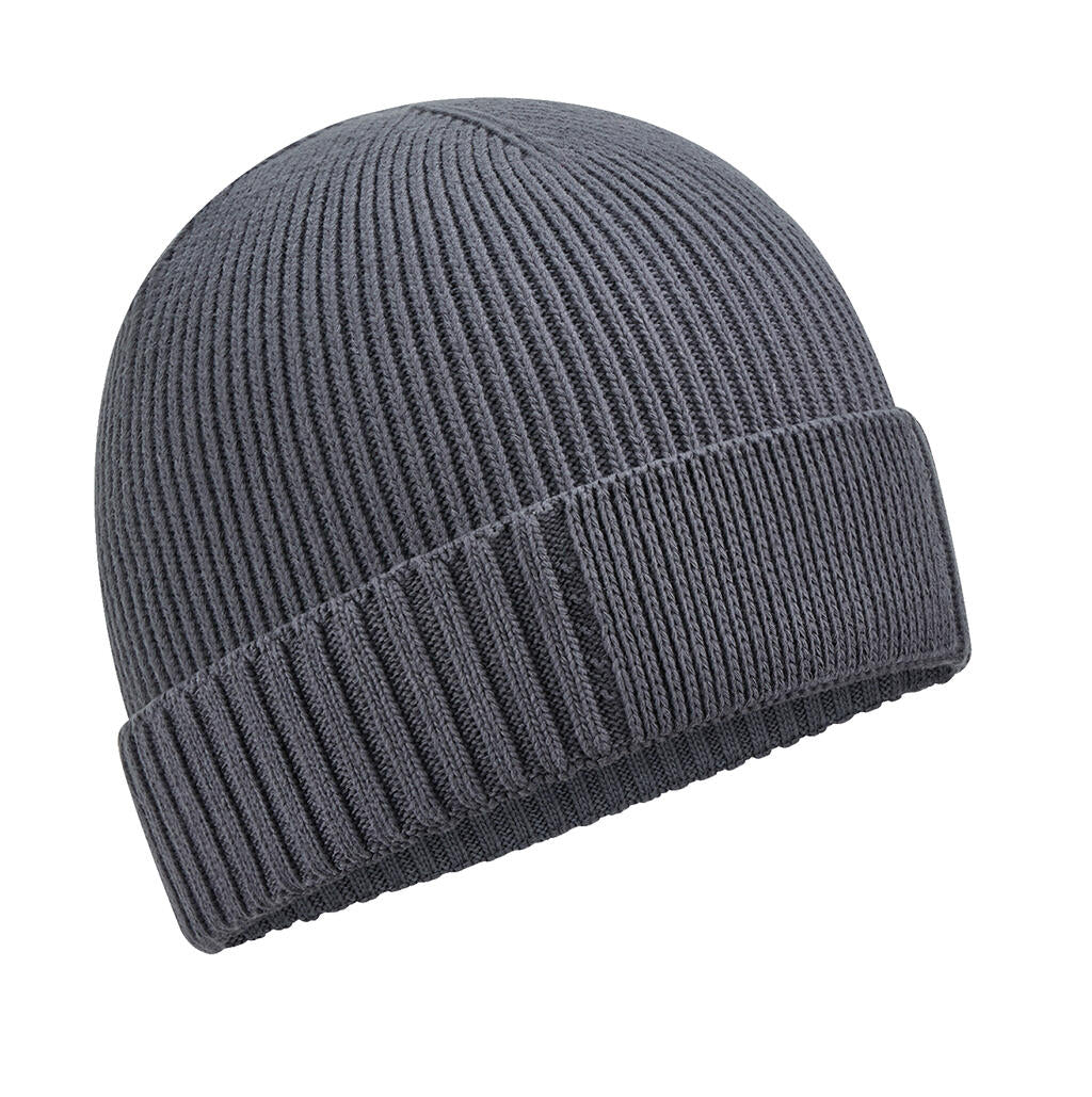 Organic Cotton Engineered Patch Beanie - ShirtStore