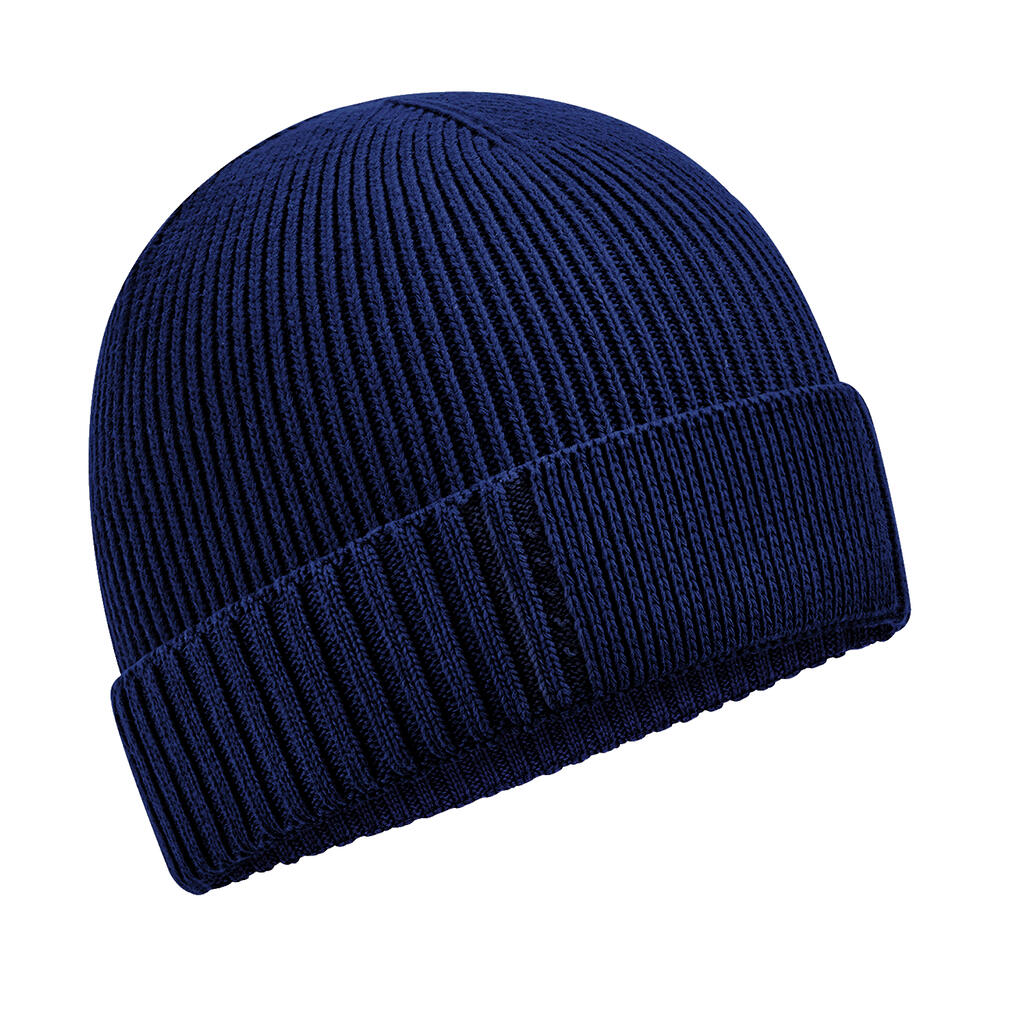 Organic Cotton Engineered Patch Beanie - ShirtStore