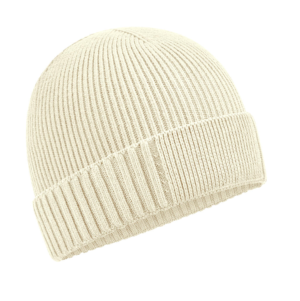 Organic Cotton Engineered Patch Beanie - ShirtStore