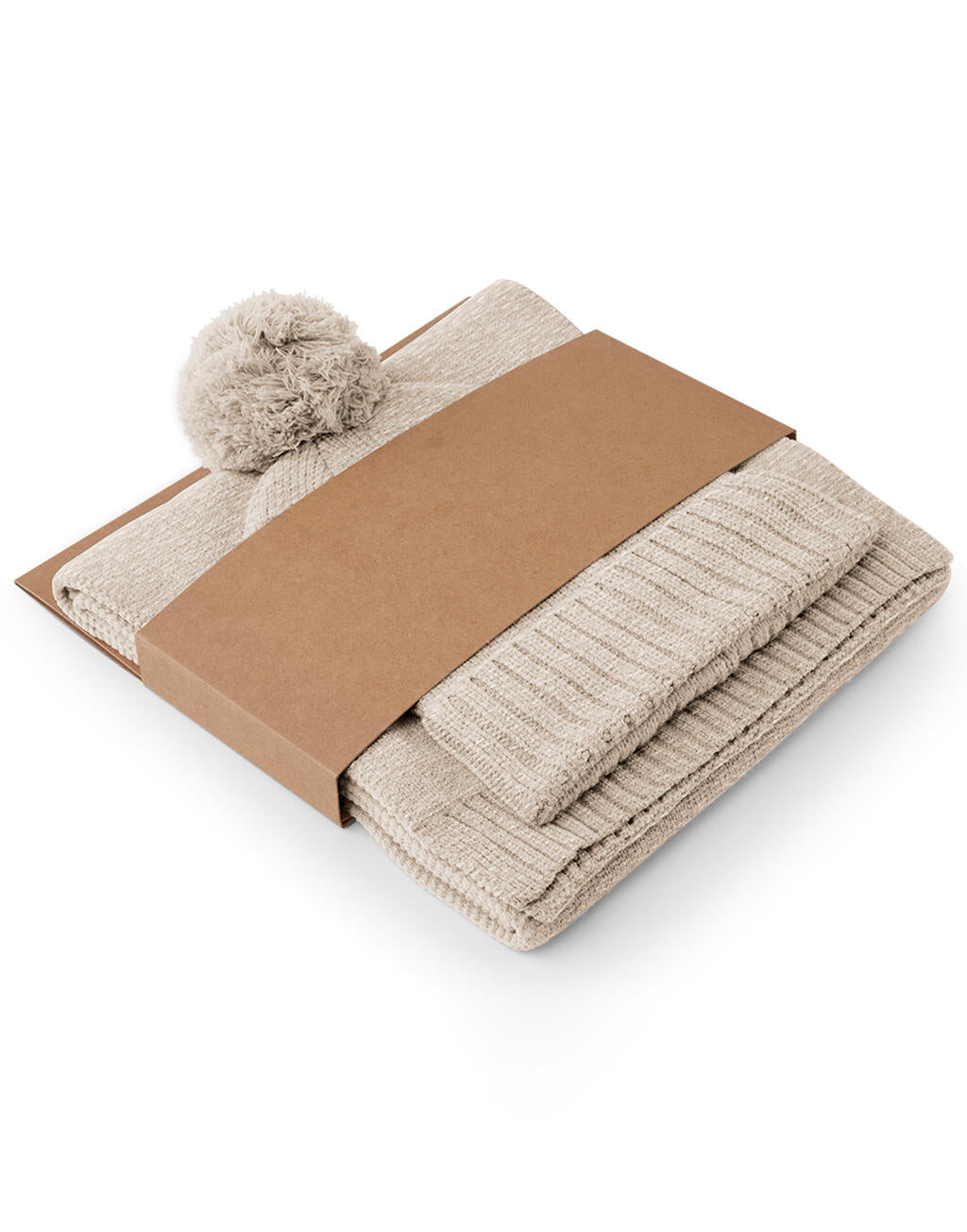 Knitted Scarf and Beanie Gift Set - ShirtStore