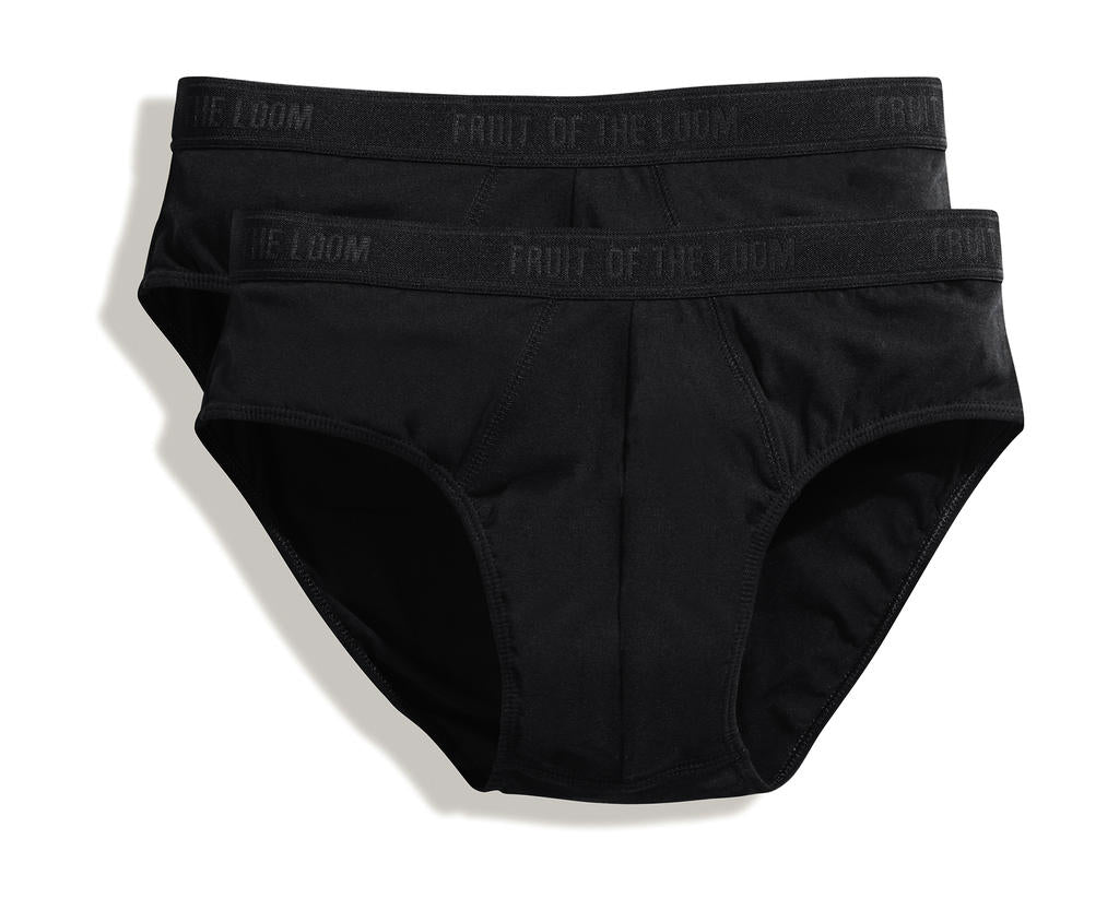 Classic Sport Brief 2 Pack in Farbe Black