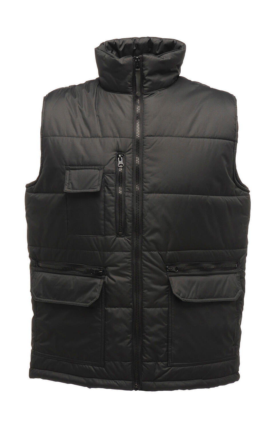 Steller Multi-Zip Bodywarmer in Farbe Black