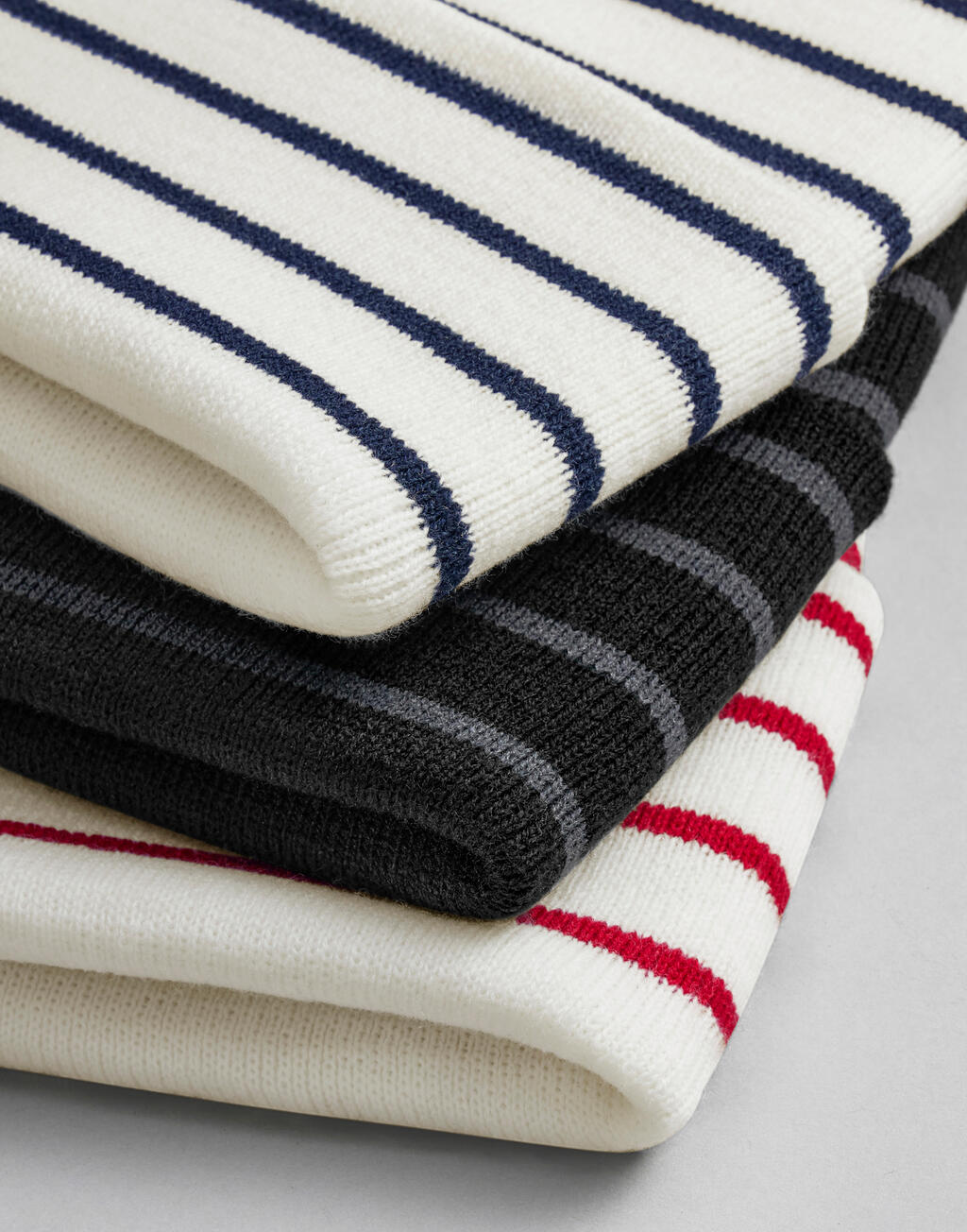 Original Deep Cuffed Striped Beanie - ShirtStore
