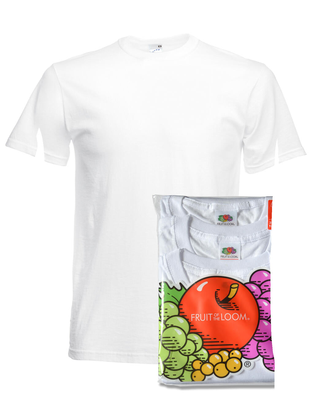 Fruit Underwear T 3 Pack in Farbe White