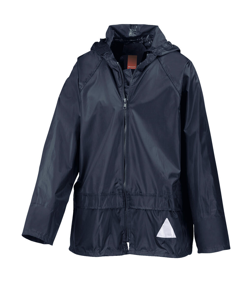 Junior Waterproof Jacket/Trouser Set in Farbe Navy