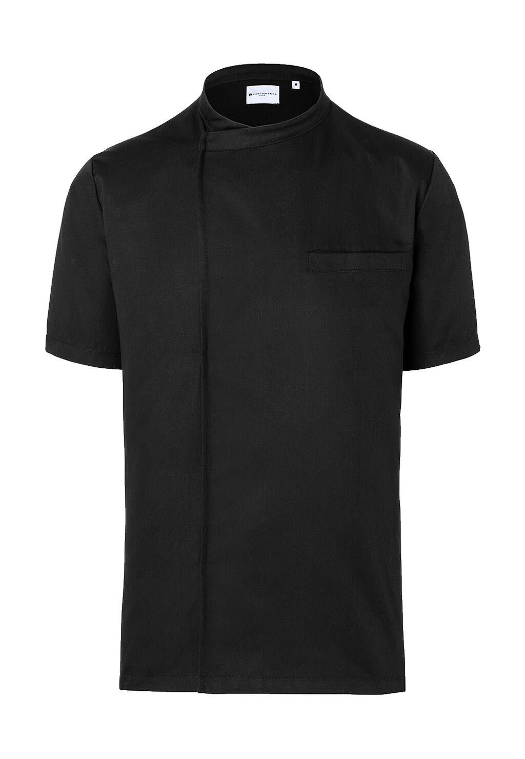 Chef's Shirt Basic Short Sleeve in Farbe Black