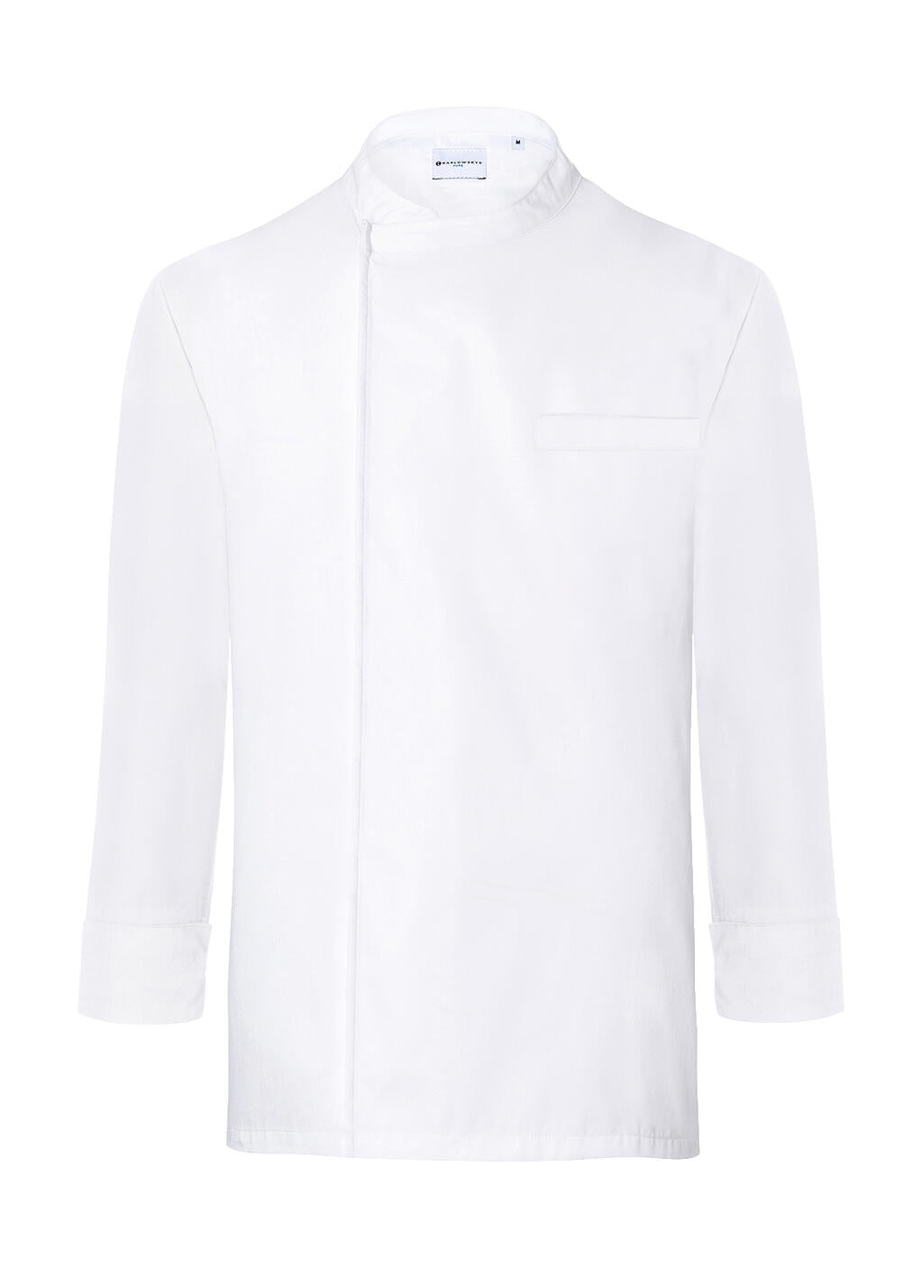 Chef's Shirt Basic Long Sleeve in Farbe White