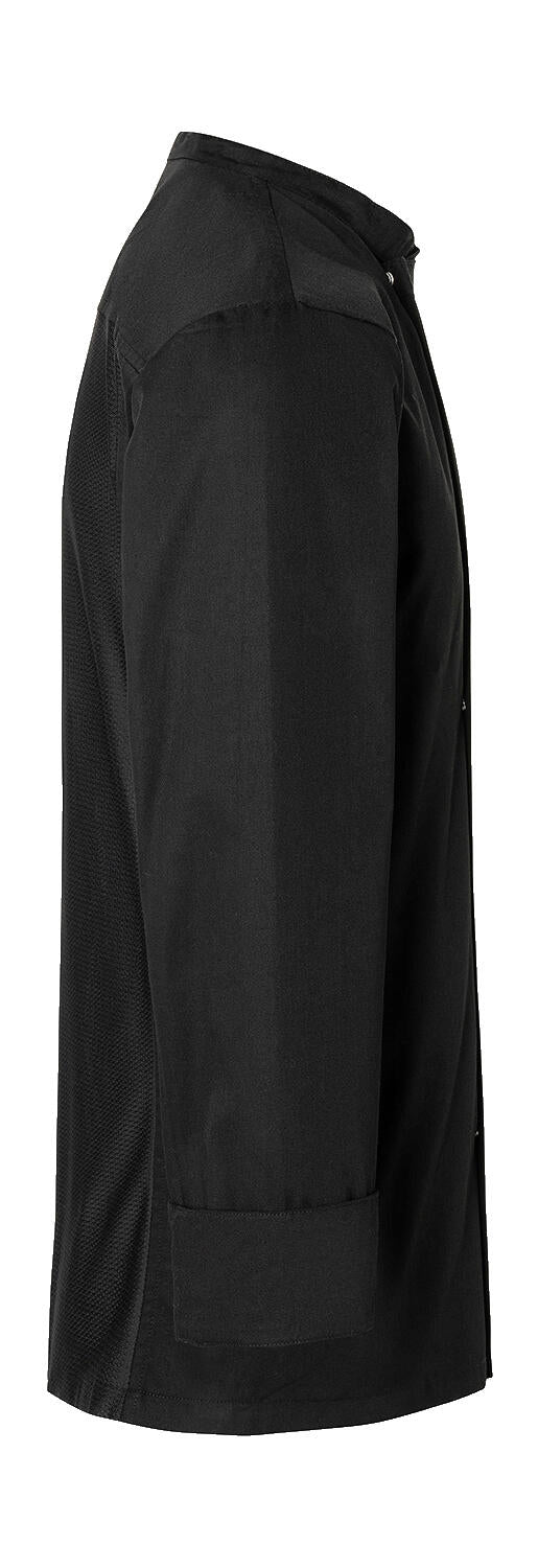 Chef's Shirt Basic Long Sleeve in Farbe White