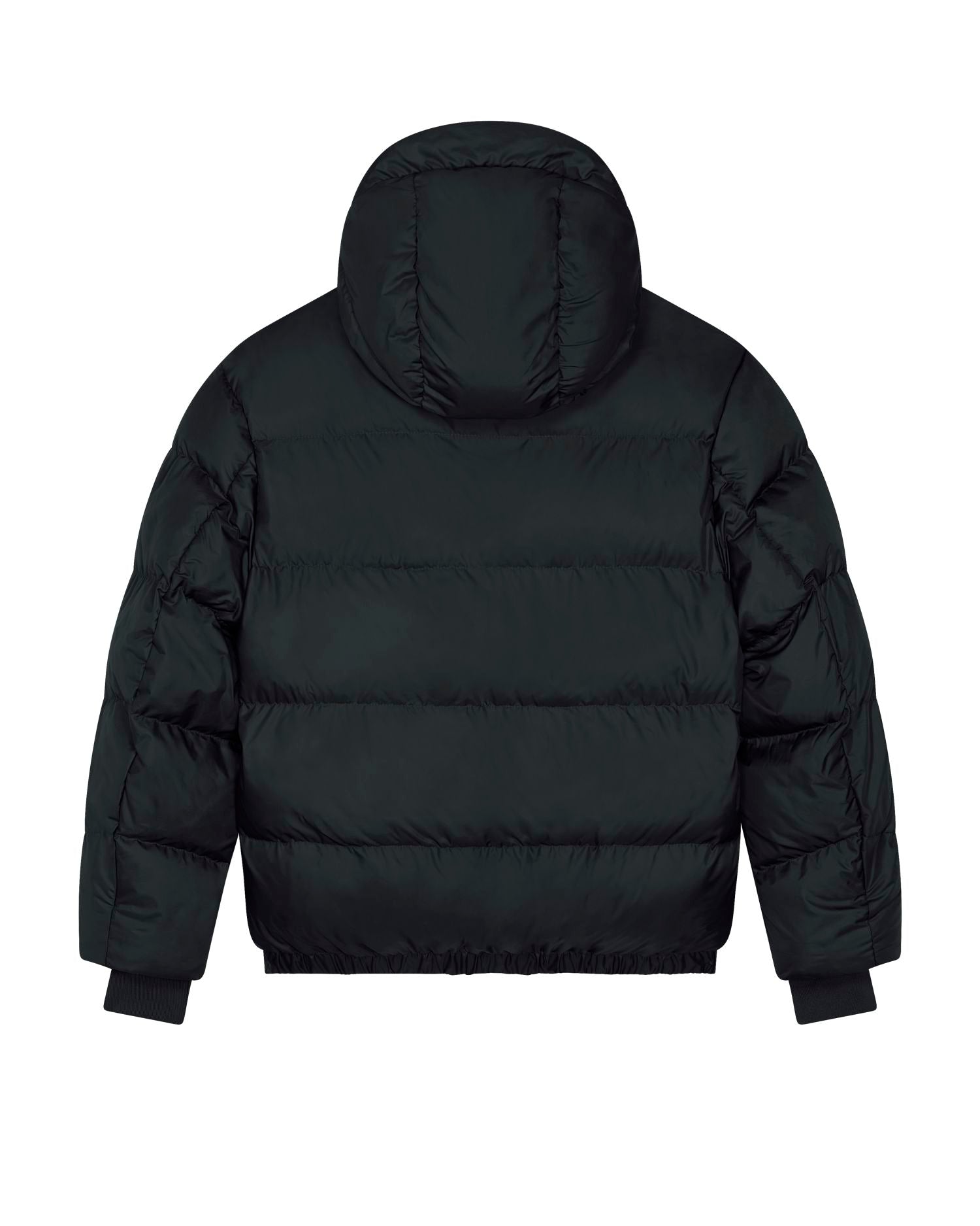 Puffer in Farbe Black