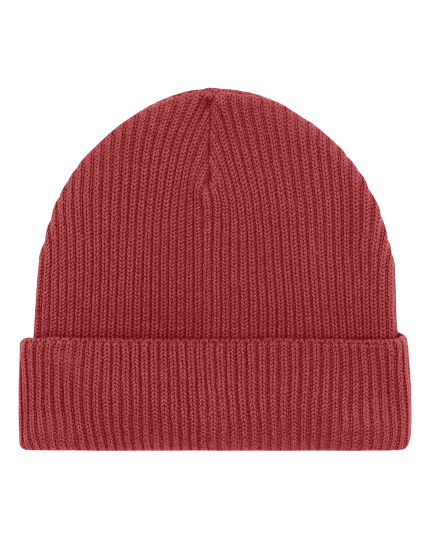 Beanie Fisherman Beanie in Farbe Red Earth