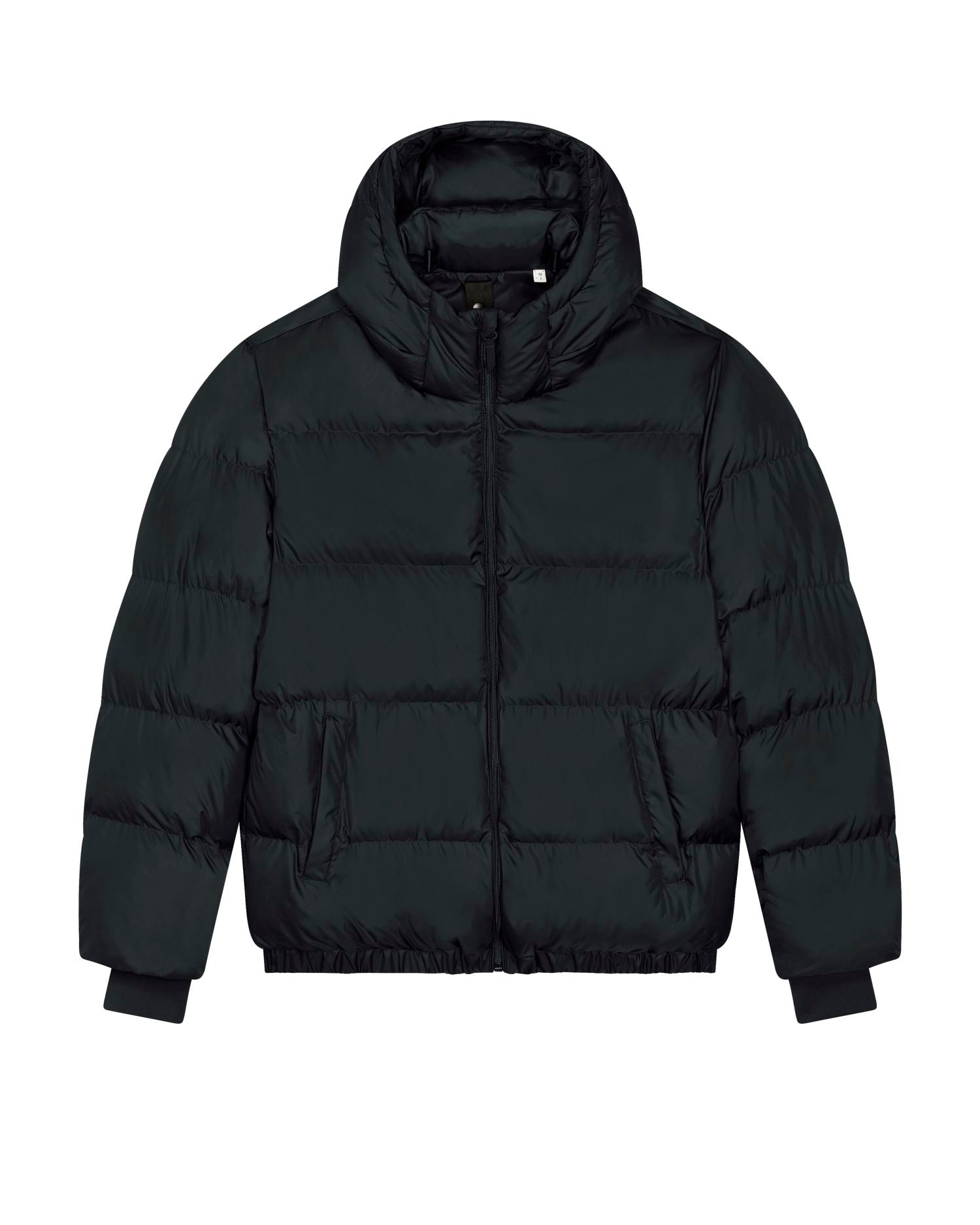 Puffer in Farbe Black