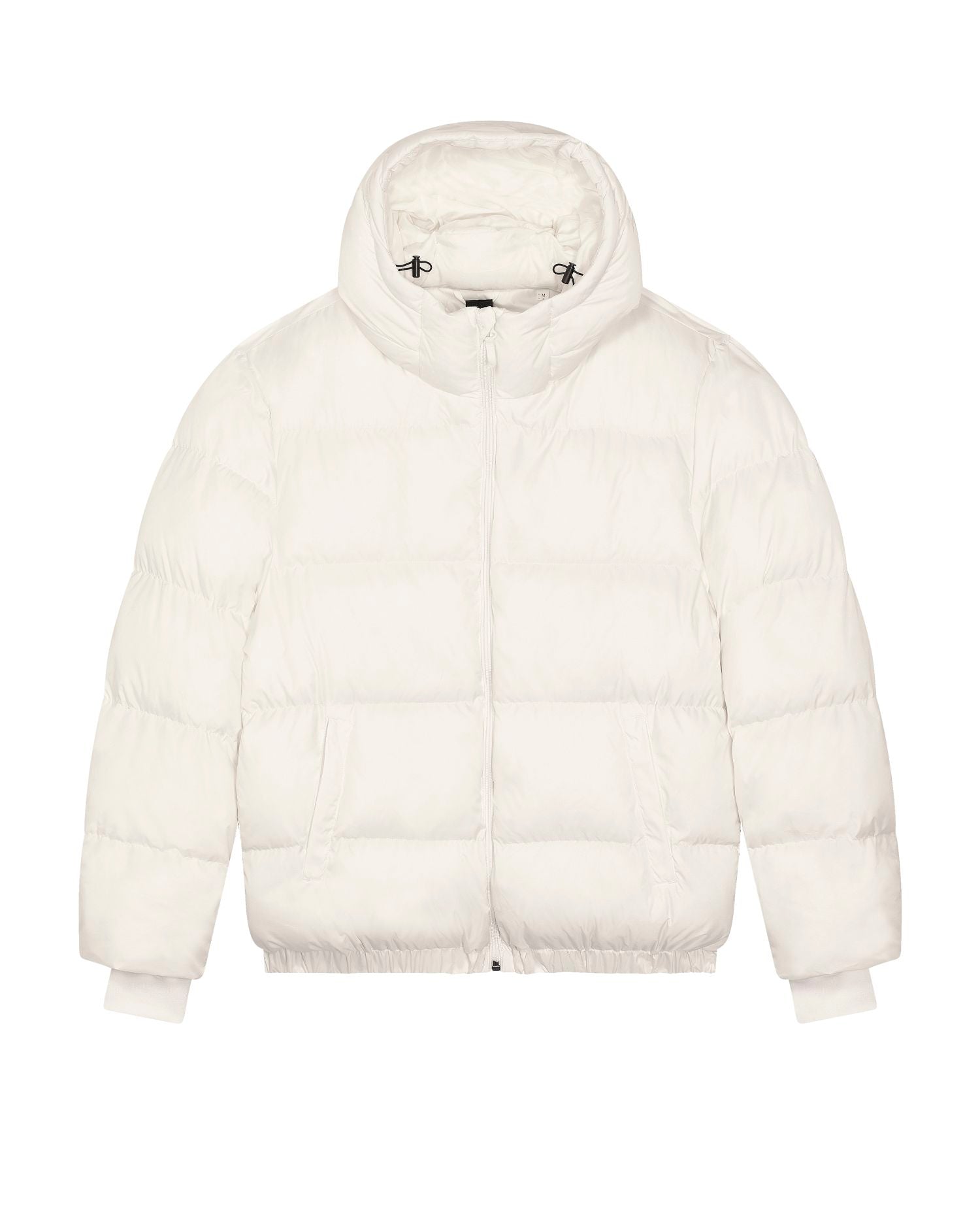 Puffer in Farbe Off White