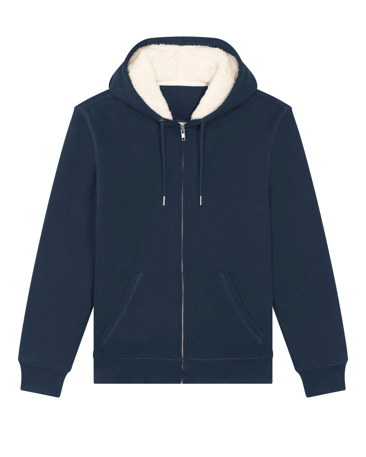 Zip-thru sweatshirts Hygger Sherpa in Farbe French Navy