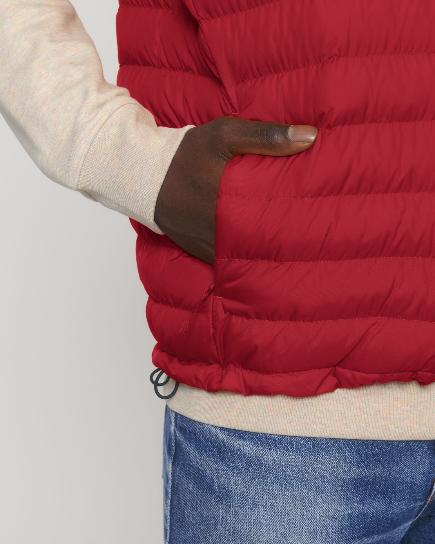 Wattierte Jacke Stanley Climber in Farbe Red