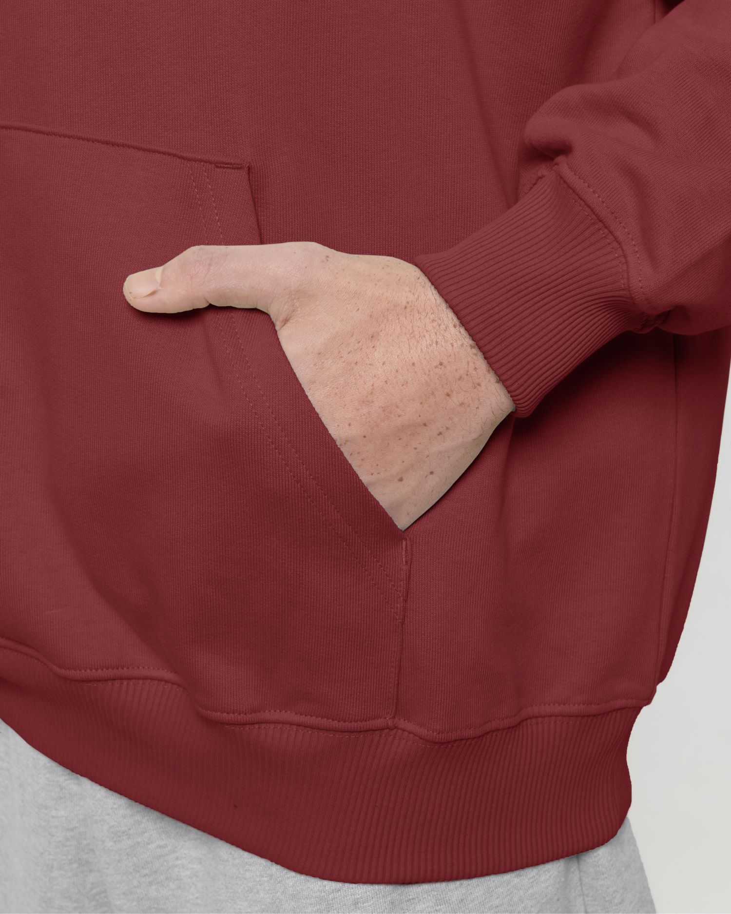 Hoodie sweatshirts Cooper Dry in Farbe Red Earth