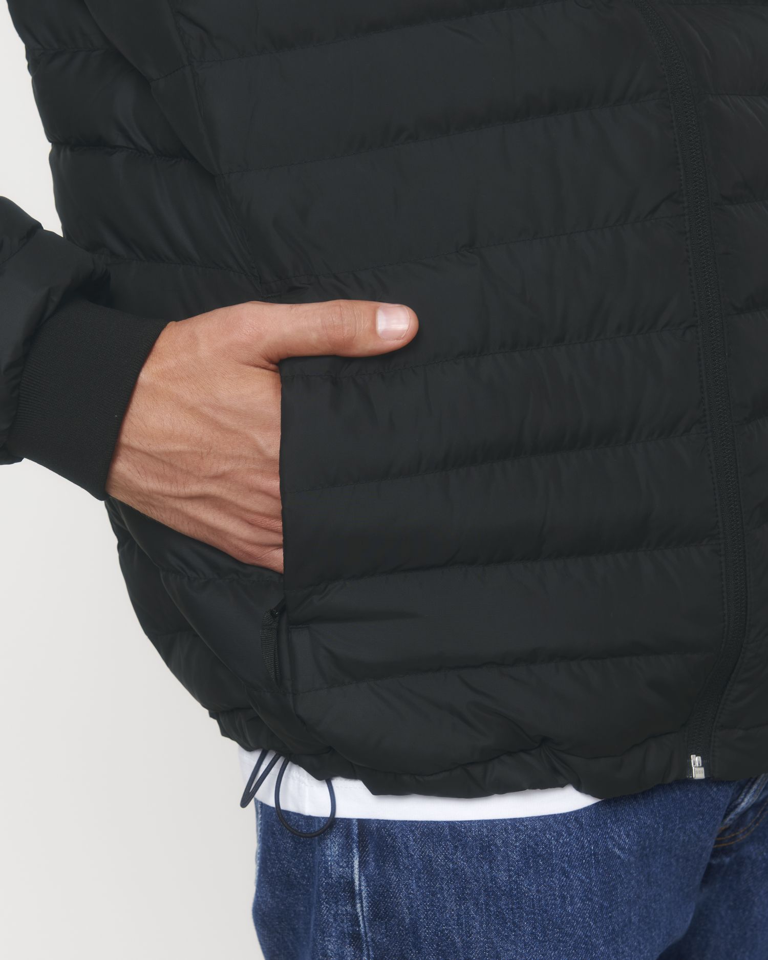 Wattierte Jacke Stanley Voyager in Farbe Black