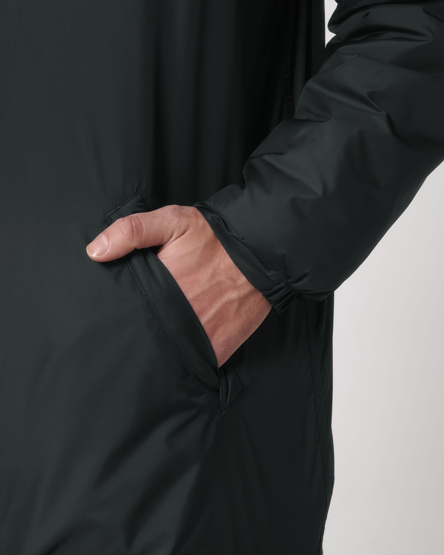 Padded Parker in Farbe Black