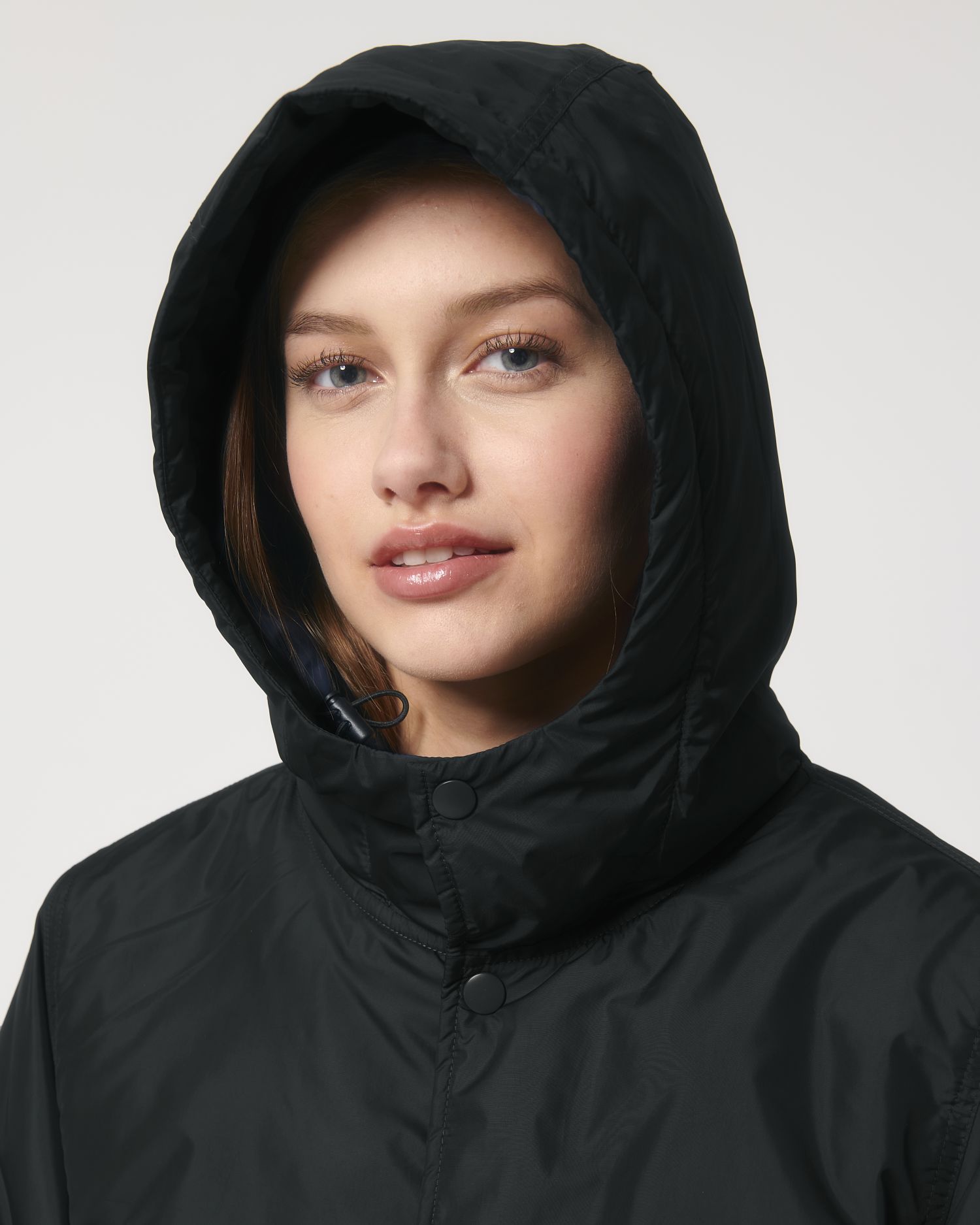 Padded Parker in Farbe Black