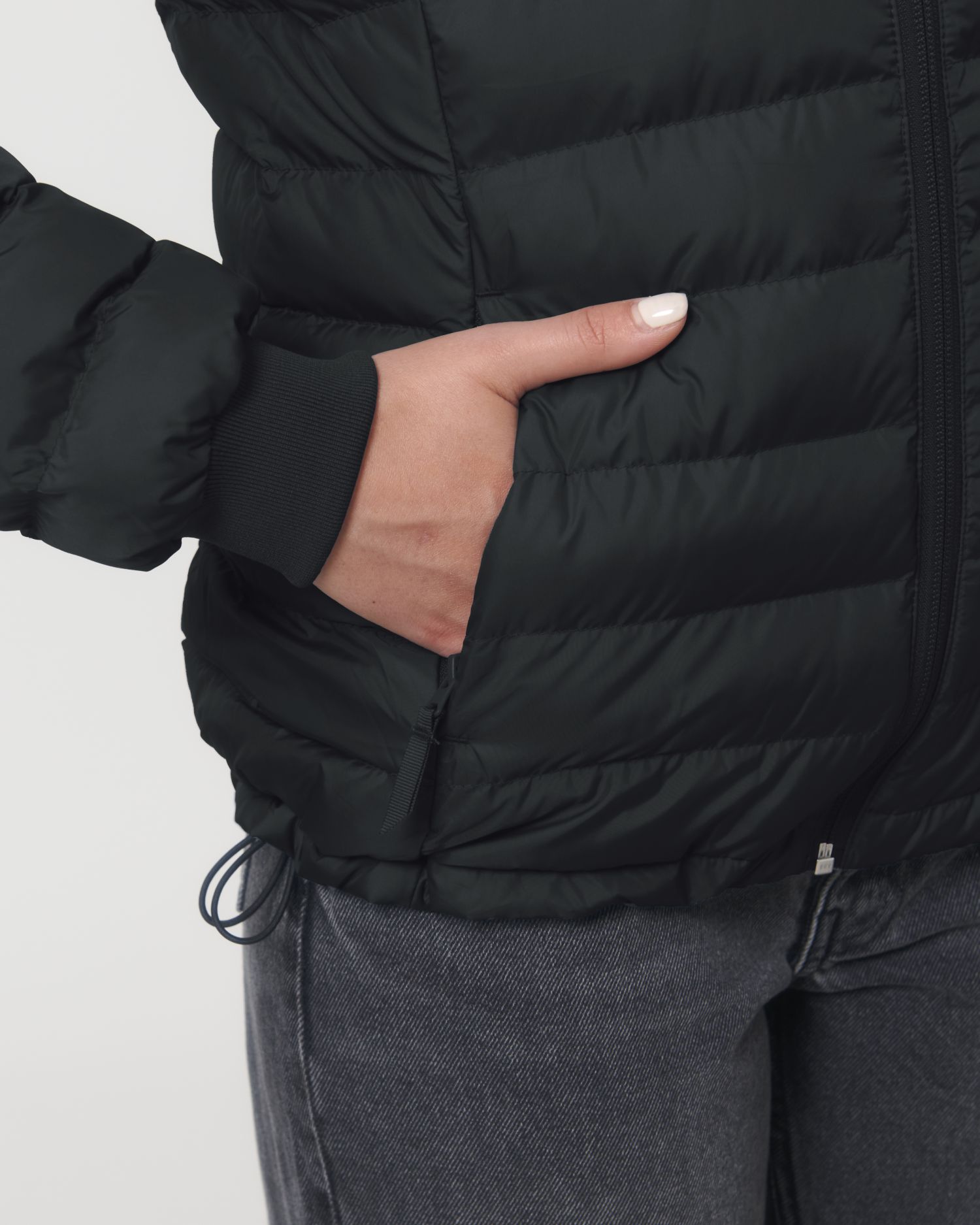 Wattierte Jacke Stella Voyager in Farbe Black