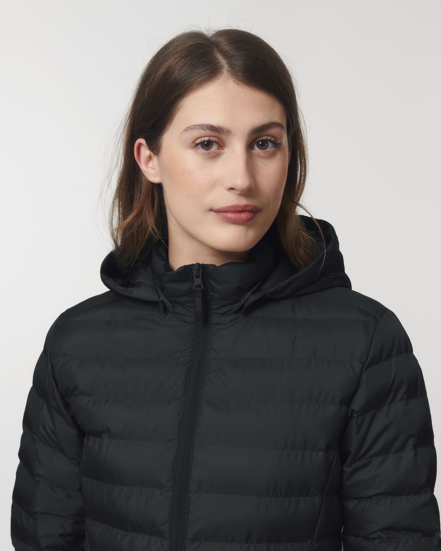 Wattierte Jacke Stella Voyager in Farbe Black