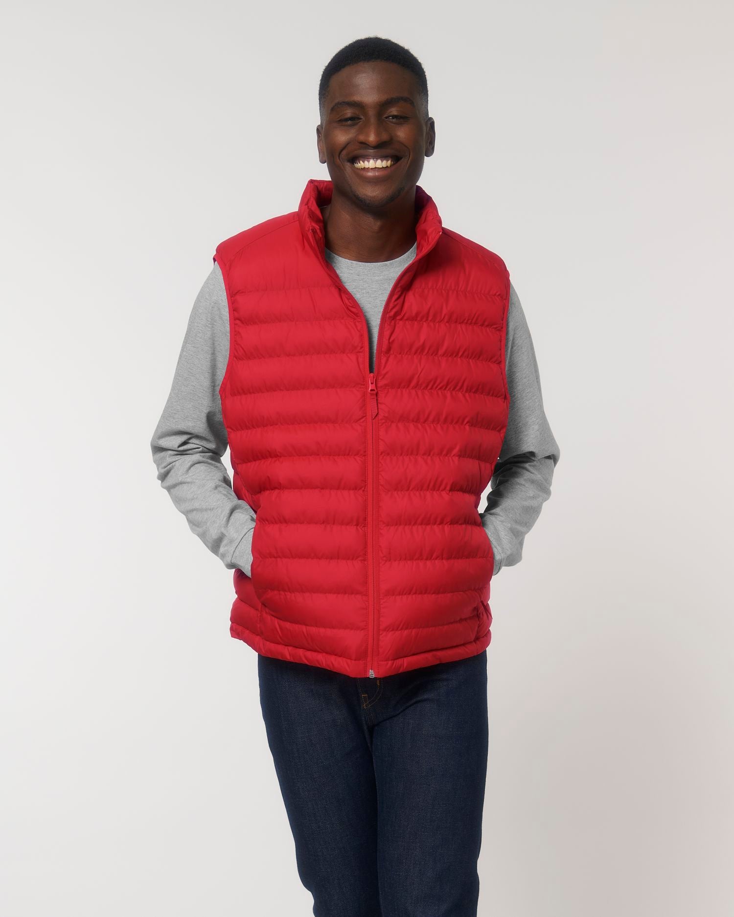 Wattierte Jacke Stanley Climber in Farbe Red