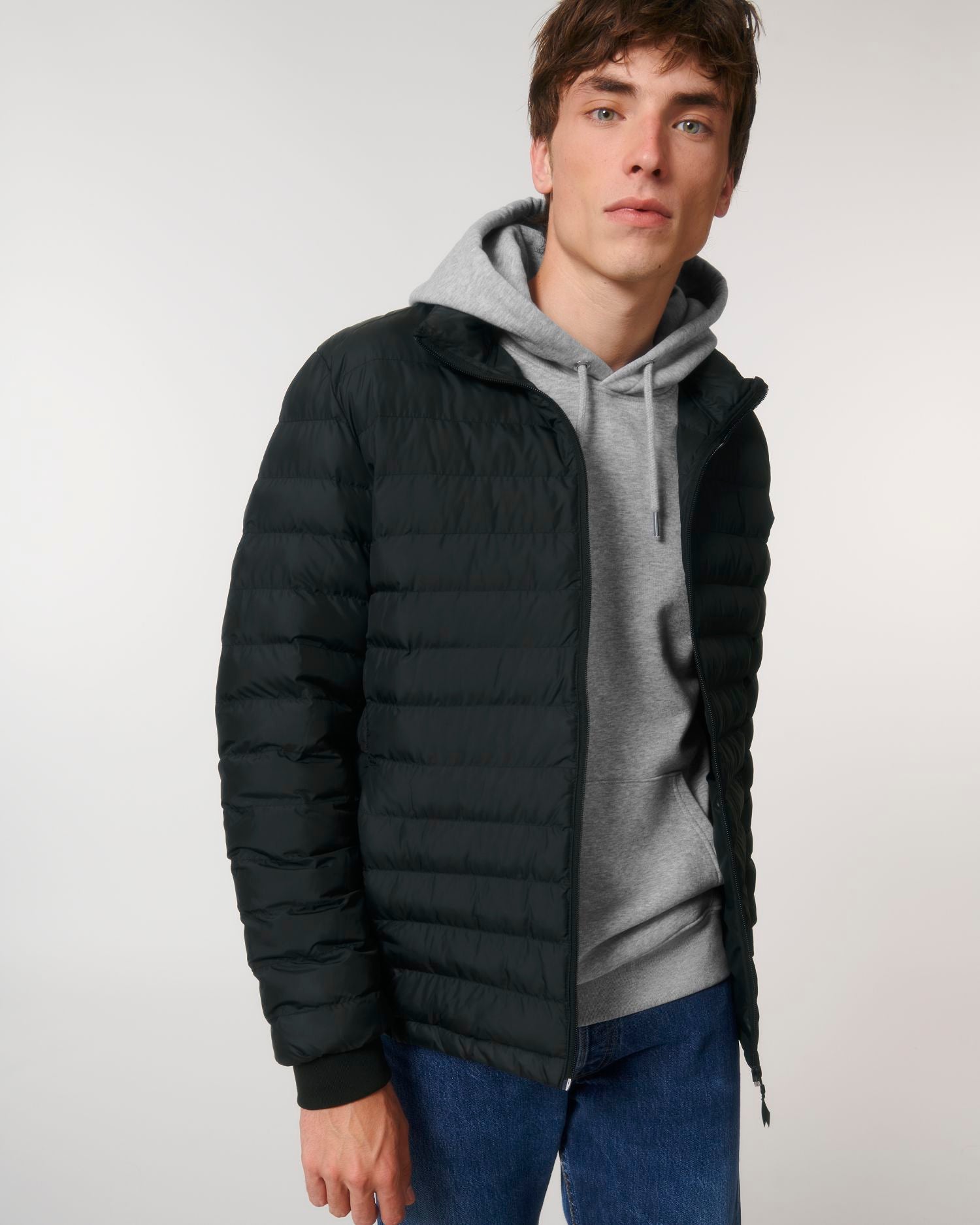 Wattierte Jacke Stanley Voyager in Farbe Black