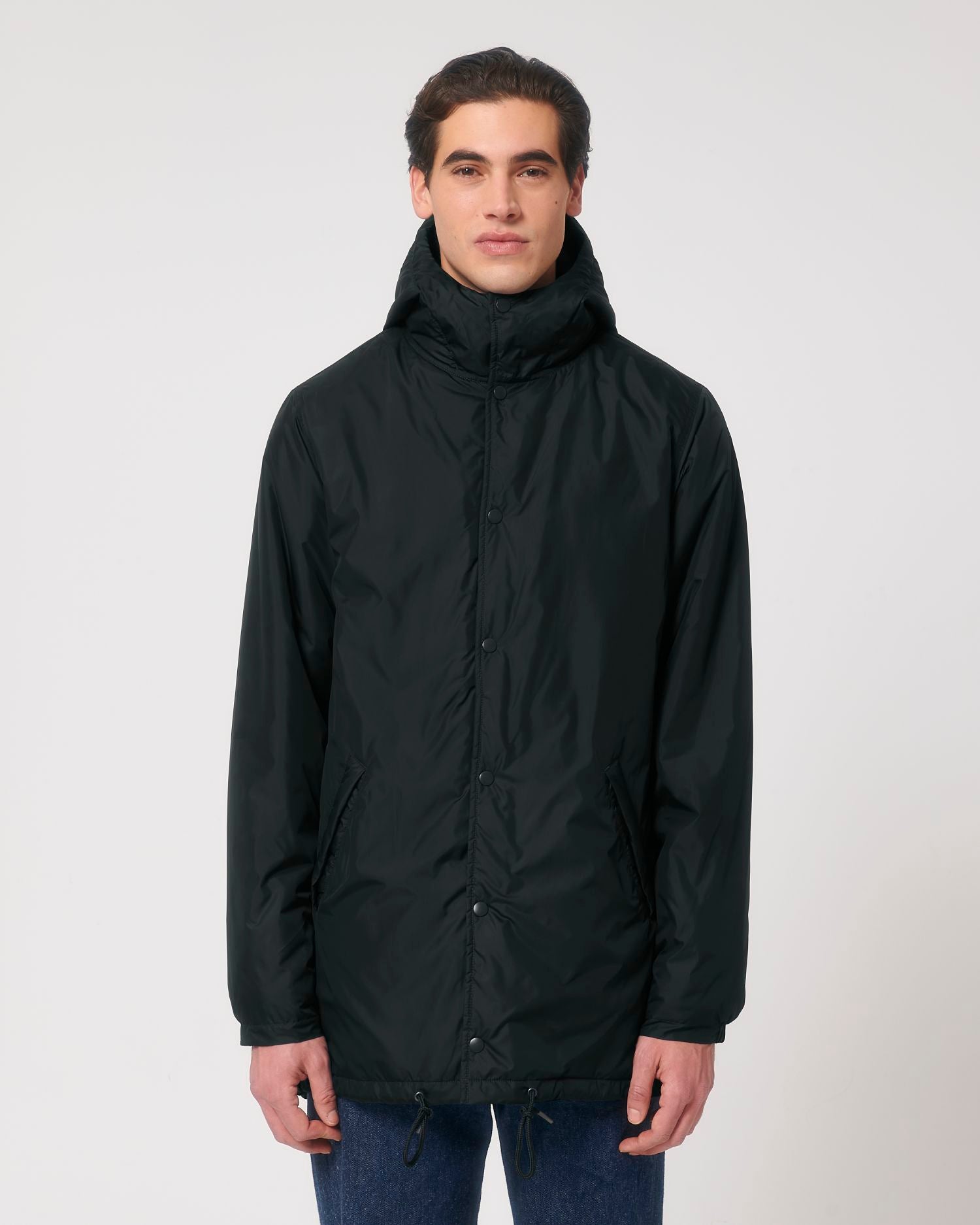 Padded Parker in Farbe Black
