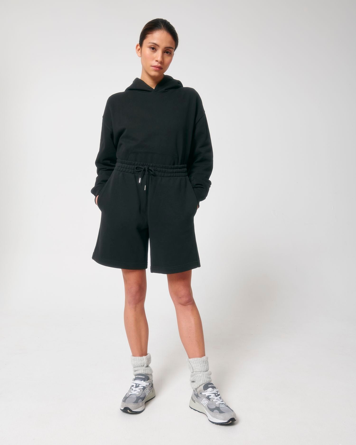 Joggingshorts Boarder Dry in Farbe Black