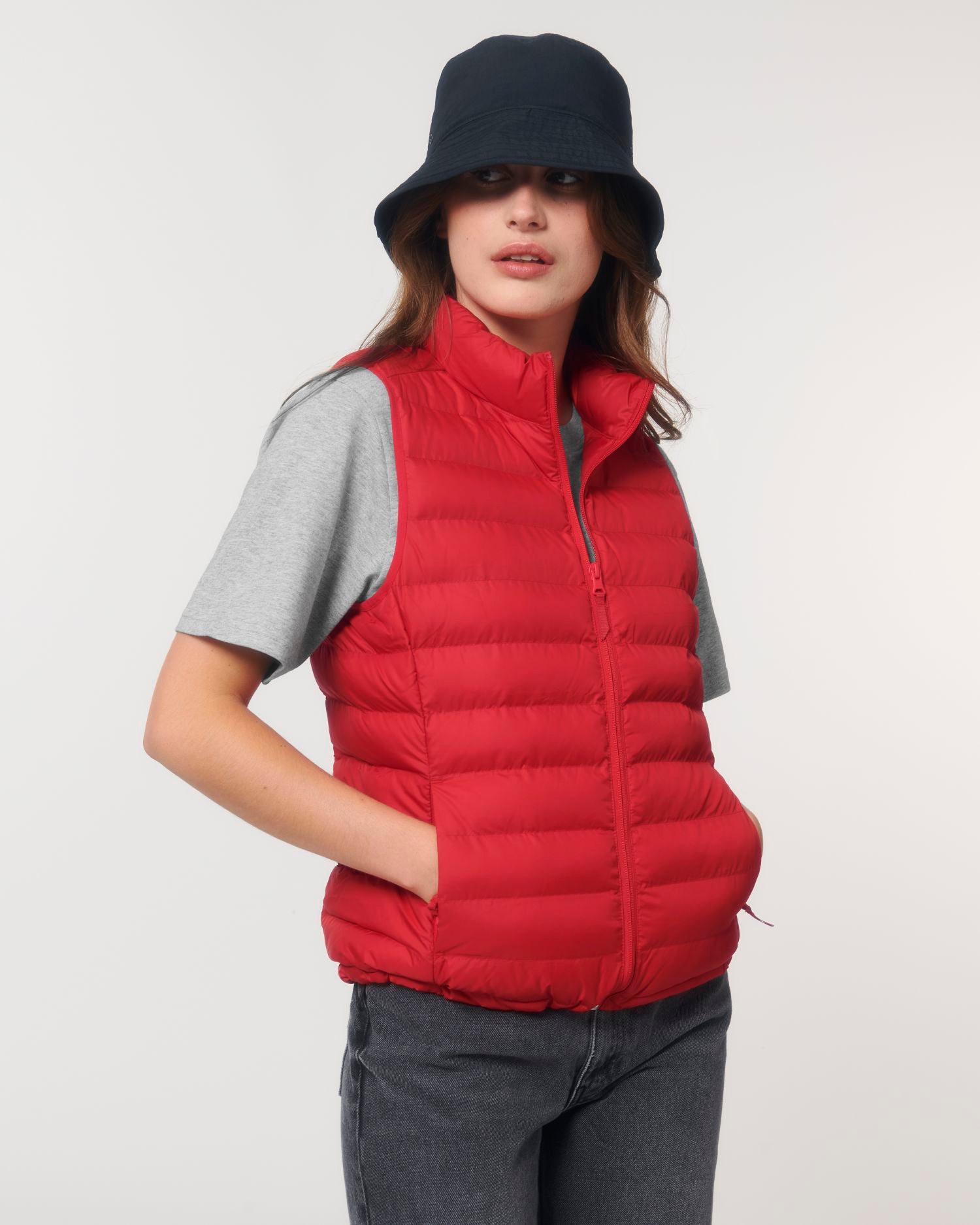 Wattierte Jacke Stella Climber in Farbe Red